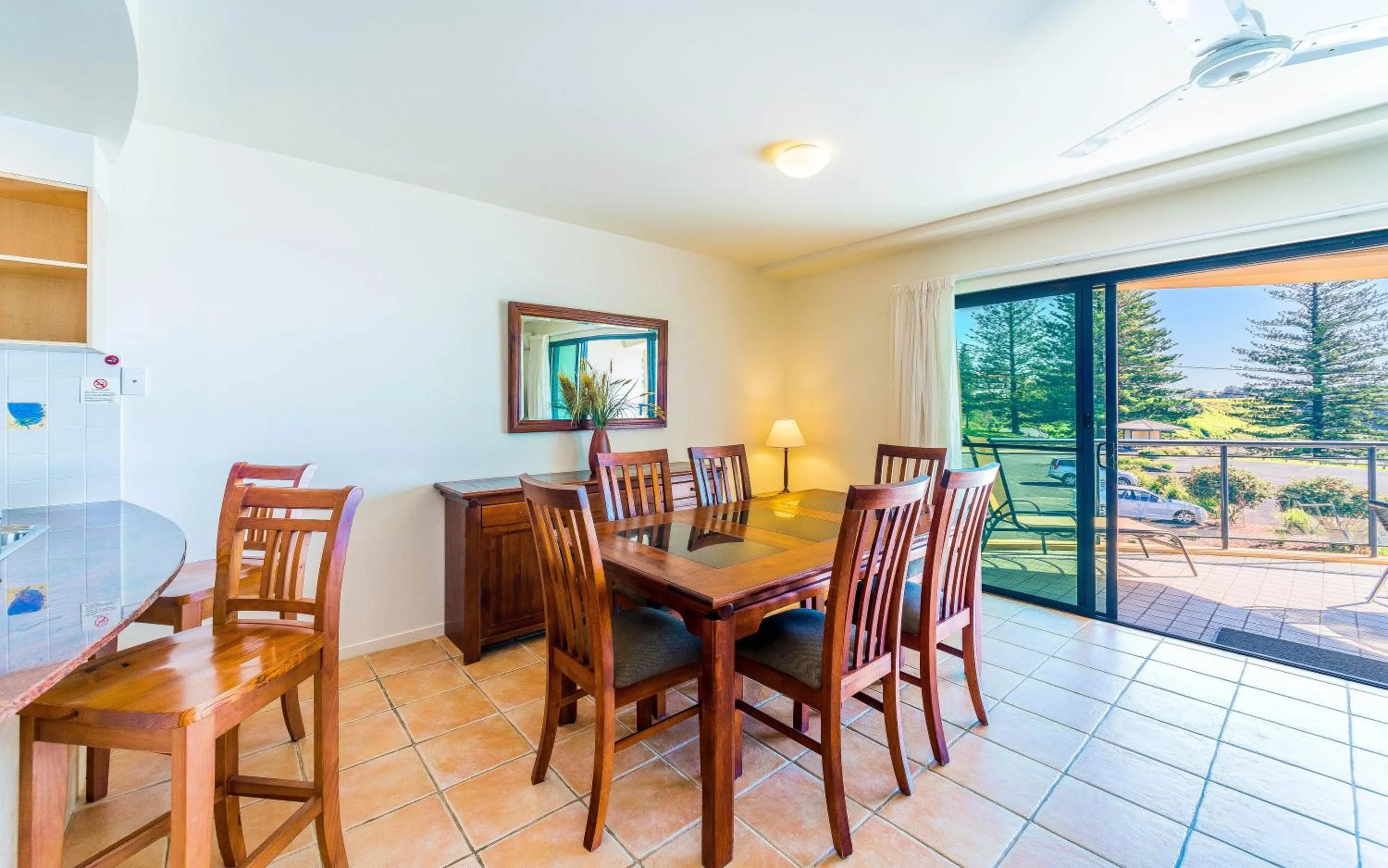 Dining area in The Cove Yamba