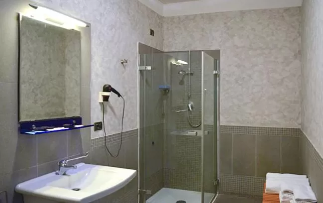Shower in Hotel Lux
