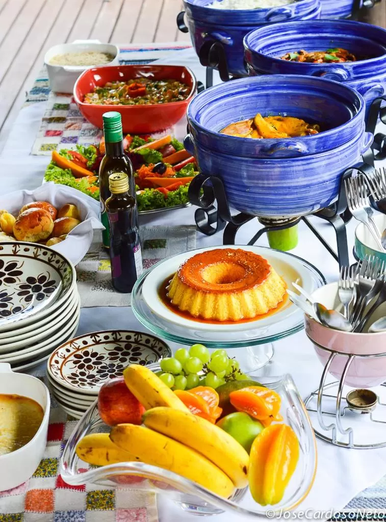 Food in Pousada Vila Santa Barbara