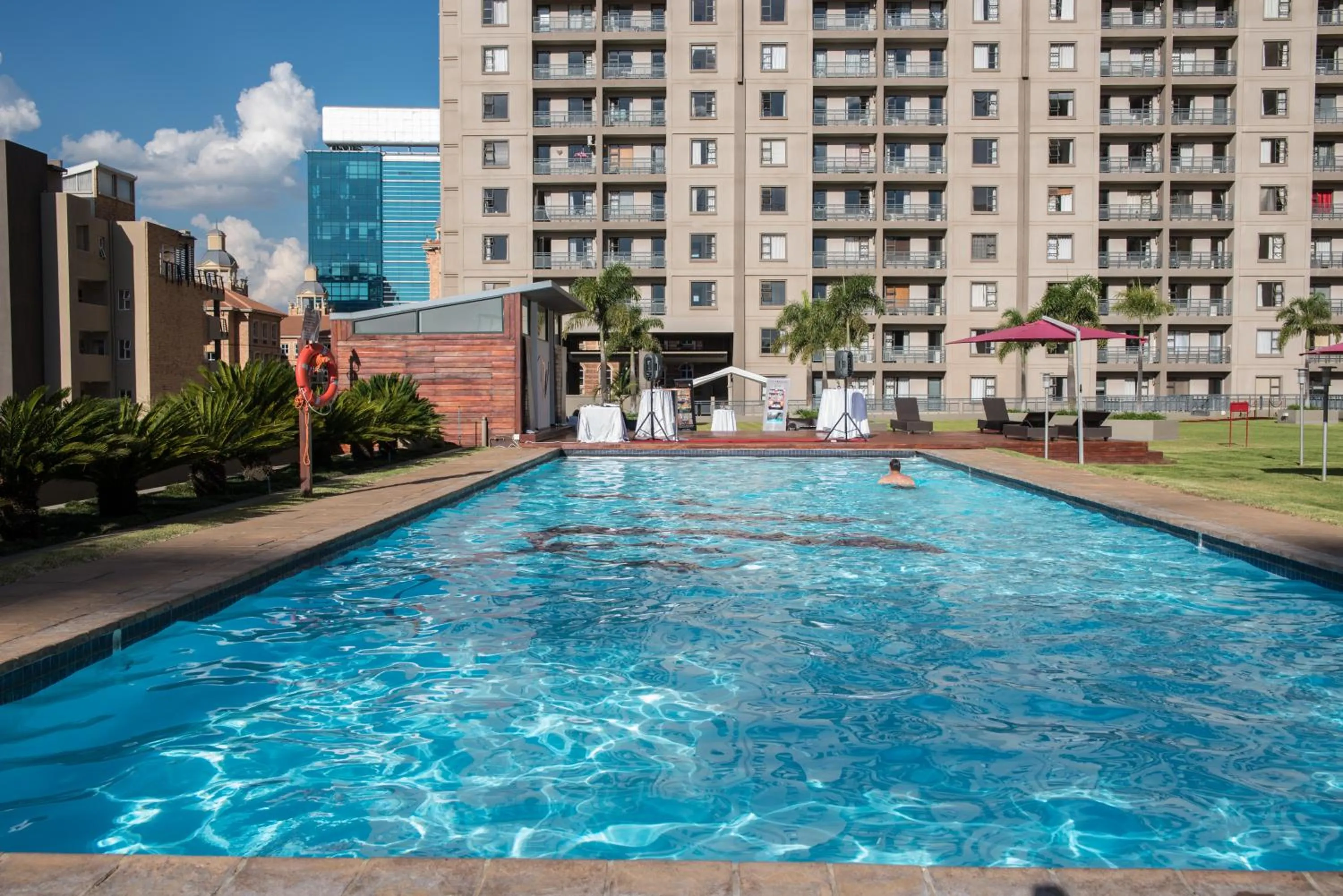 Swimming pool in WeStay Westpoint Apartments