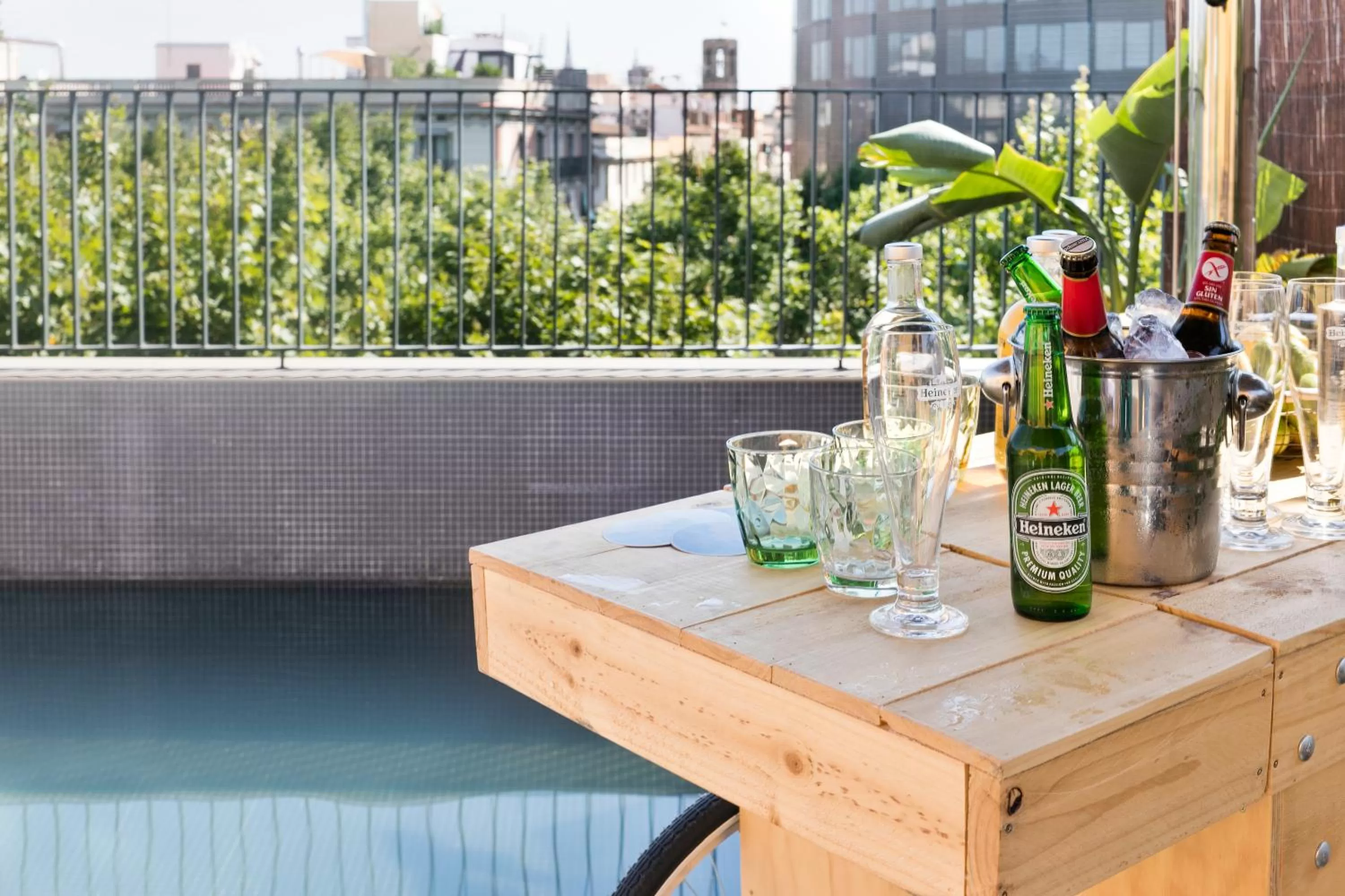 Balcony/Terrace in Niu Barcelona Hotel