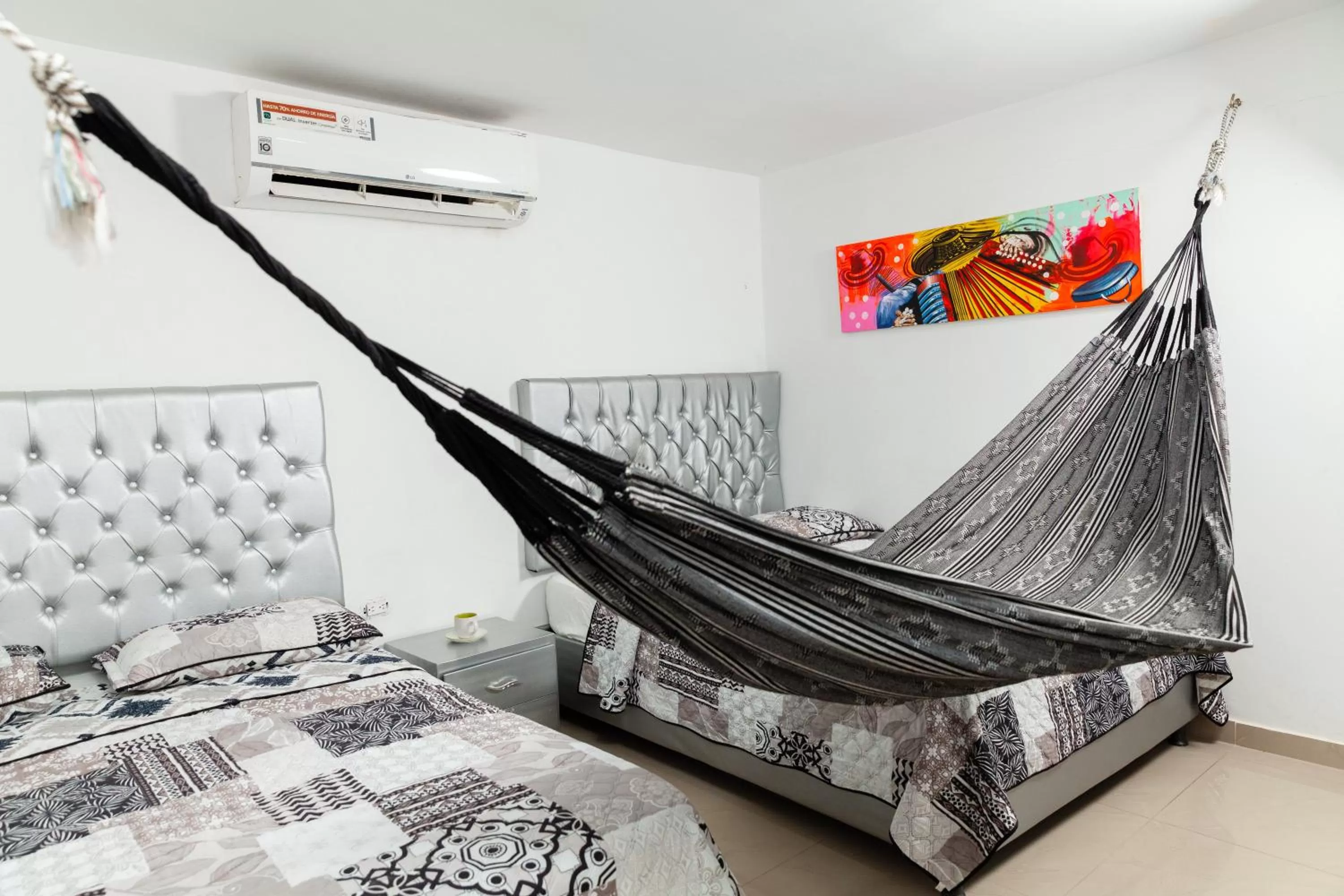 Bed in Hotel Galanni