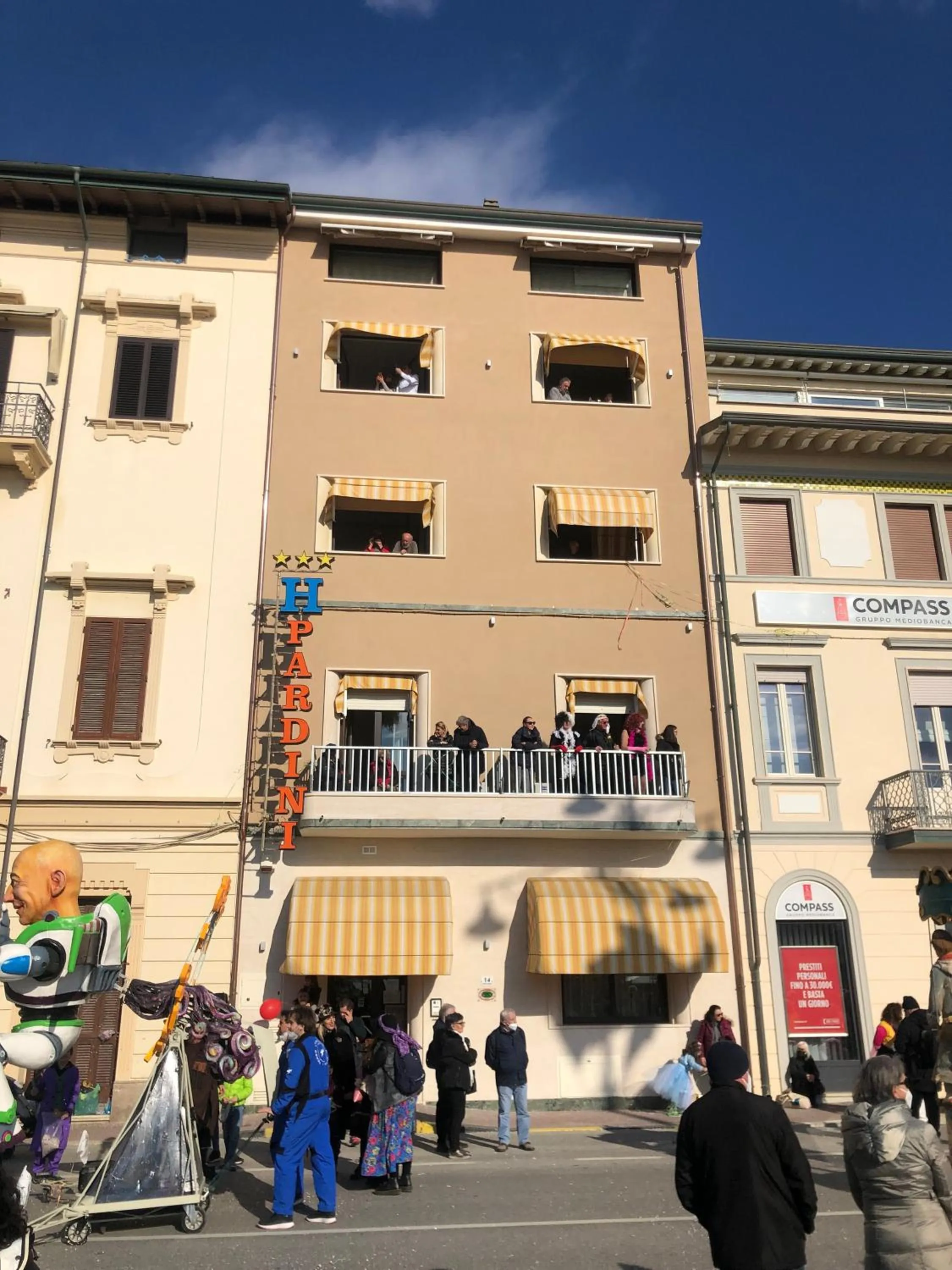 Property building in Hotel Pardini