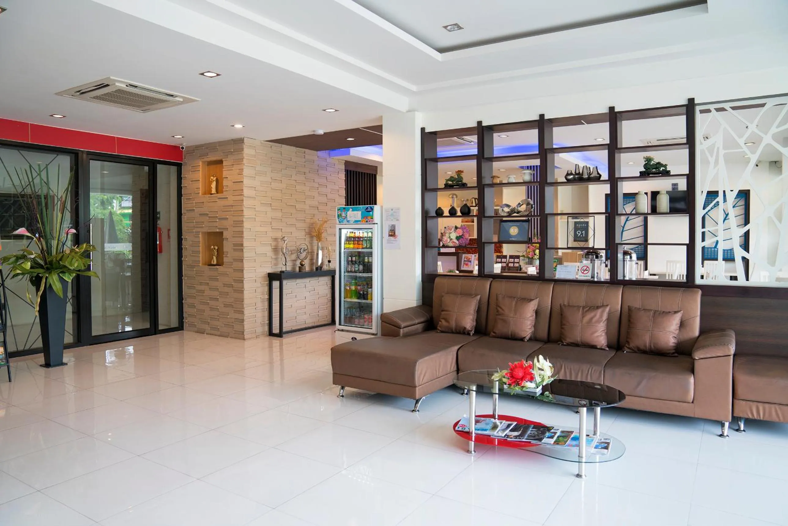 Lobby or reception in The Nice Krabi Hotel