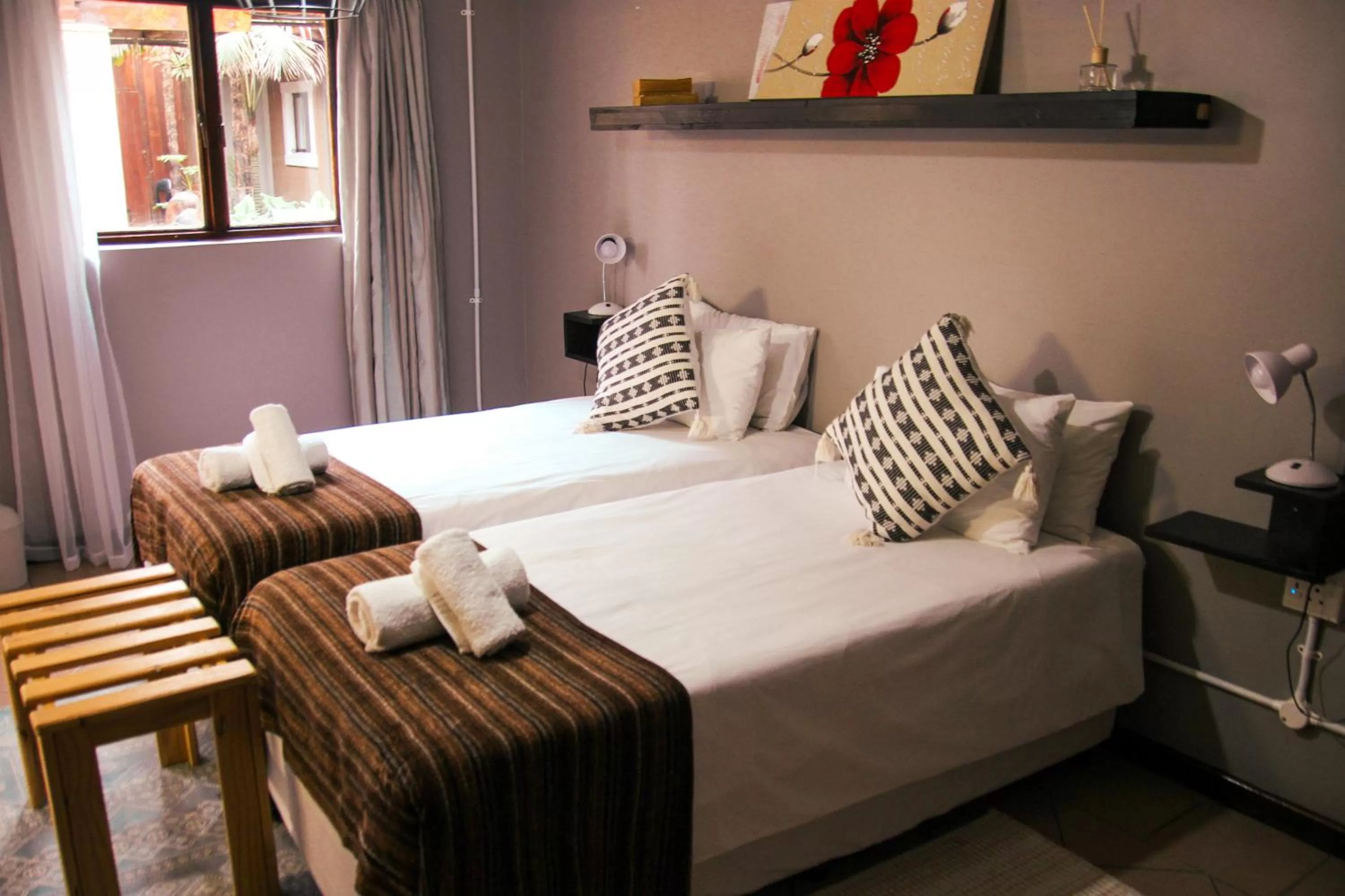 Bed in The Residence at Villa Wiese