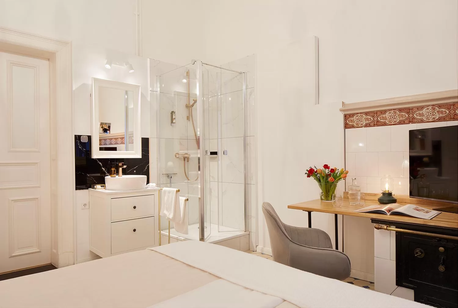 Shower in Hotel am Museum