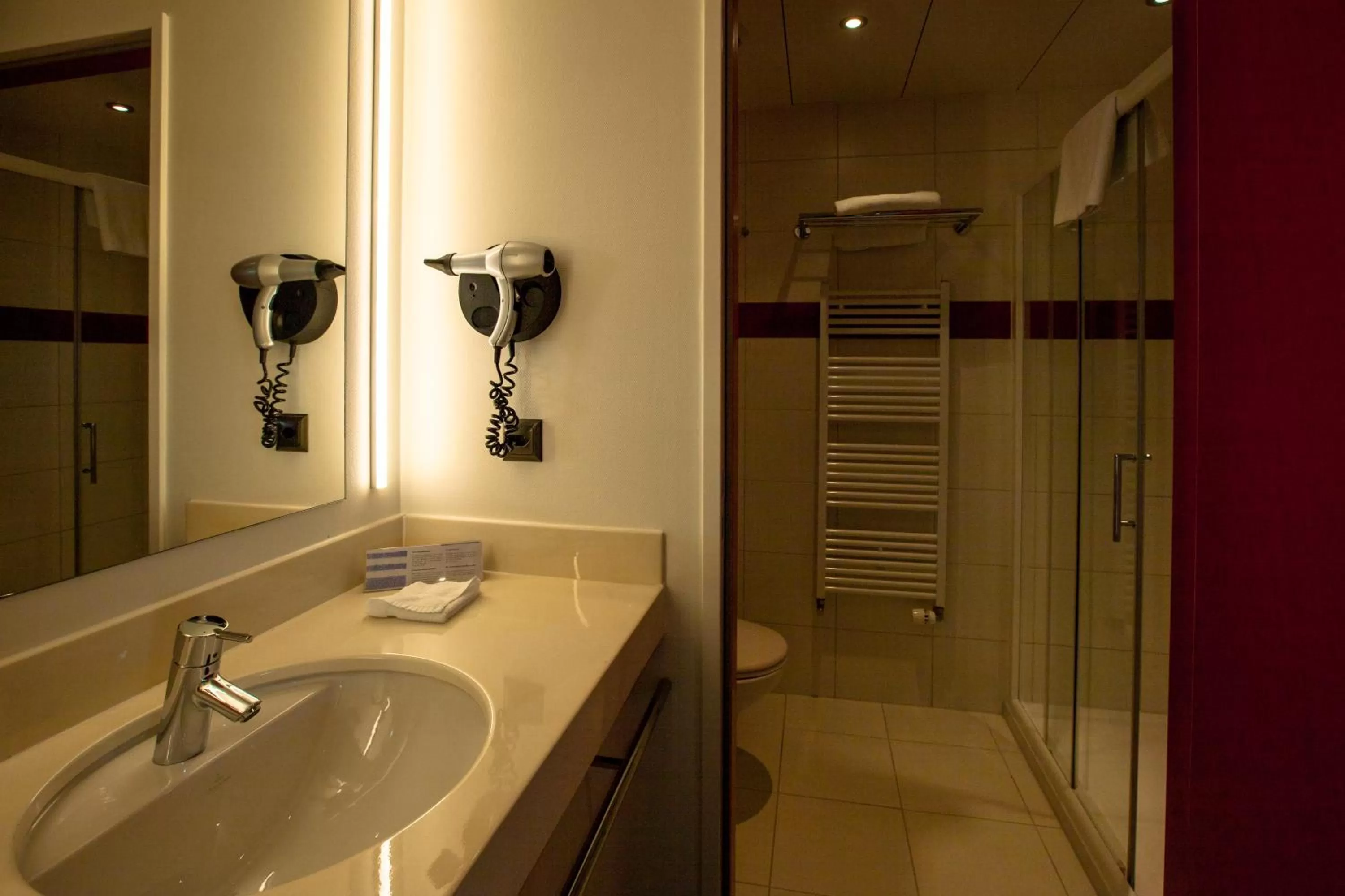 Shower in Airport Hotel Basel - Convenient & Friendly
