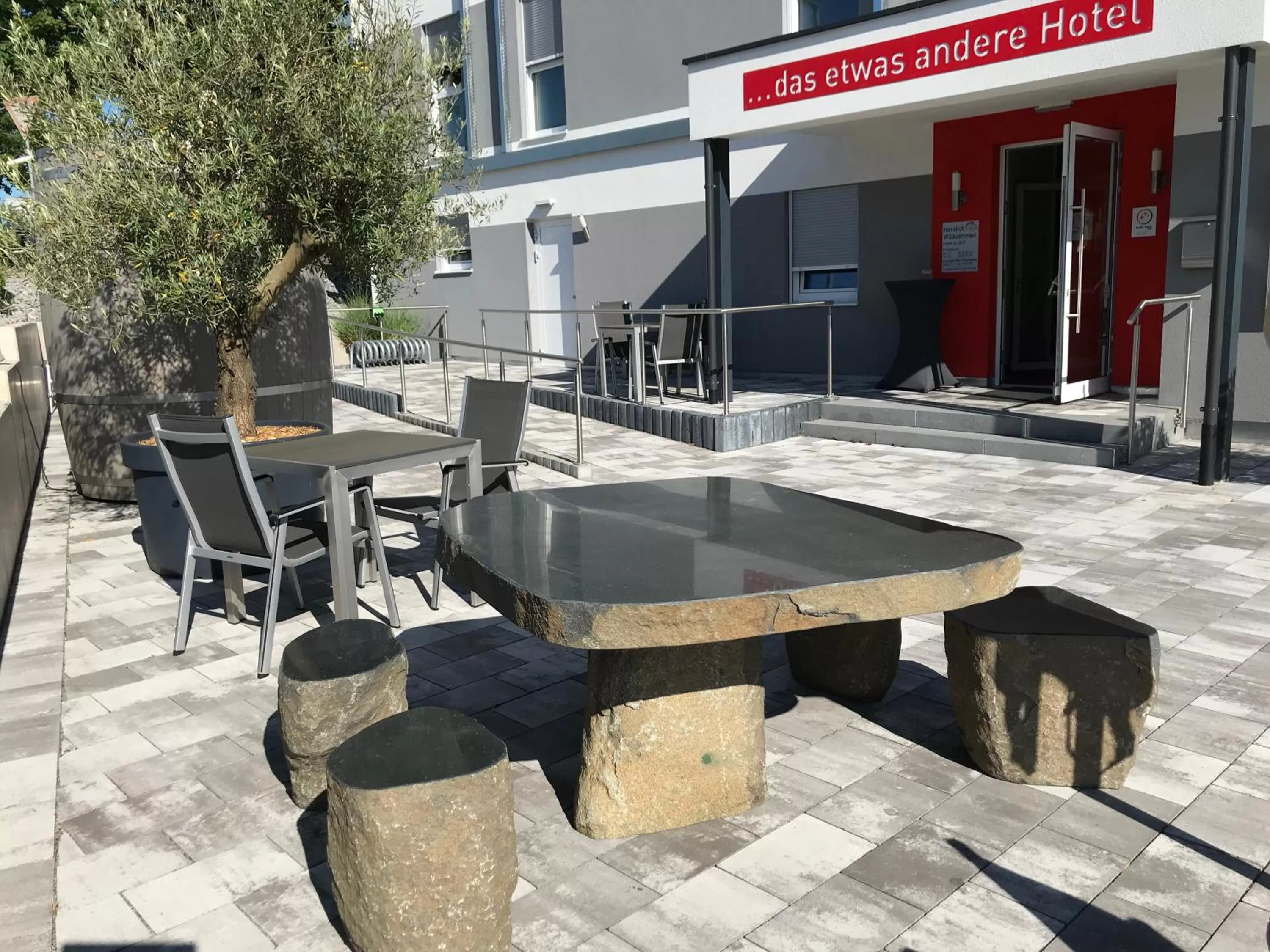 Patio in Hotel Hohenloher Tor