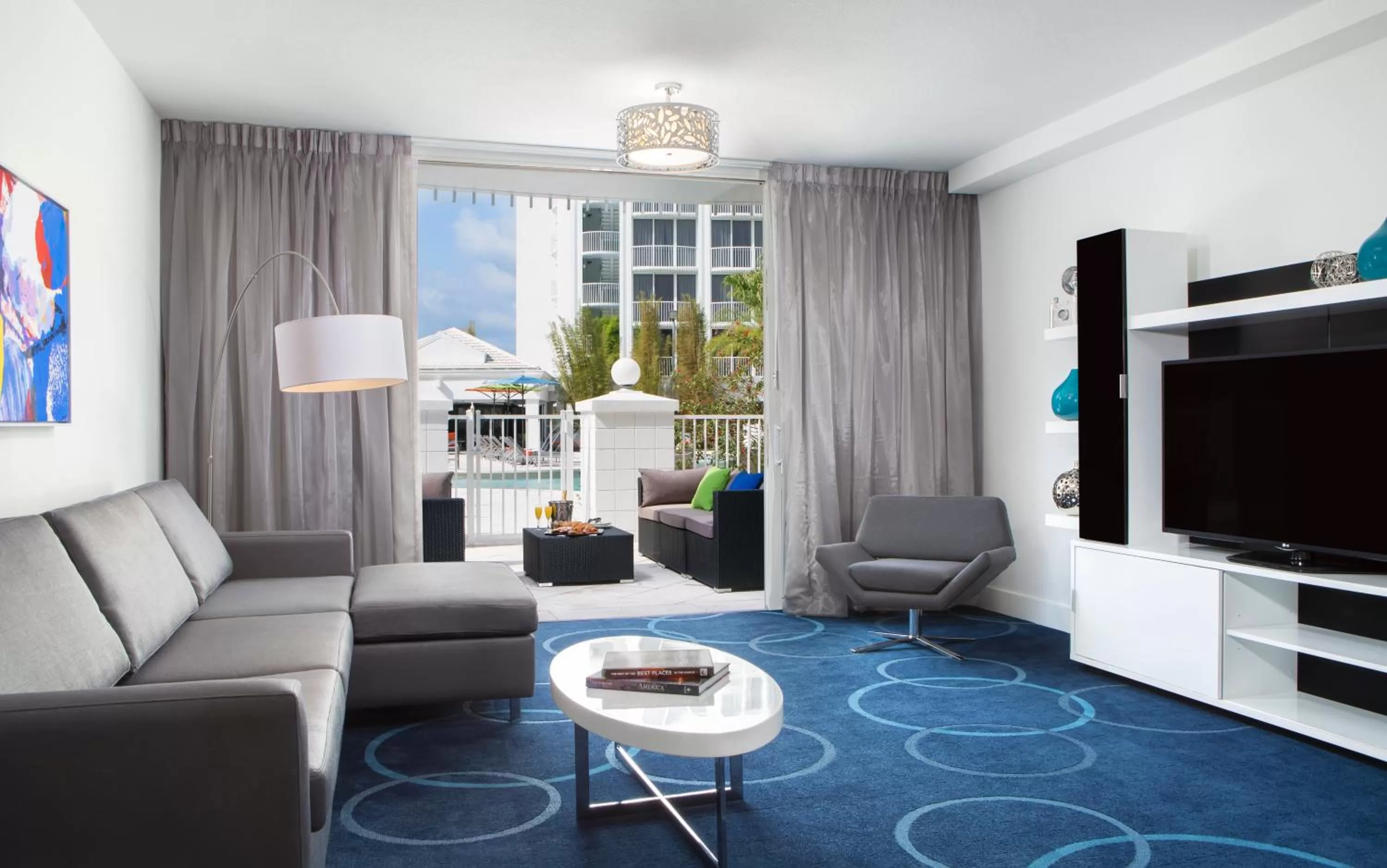 Living room, Seating Area in B Resort and Spa Located in Disney Springs Resort Area