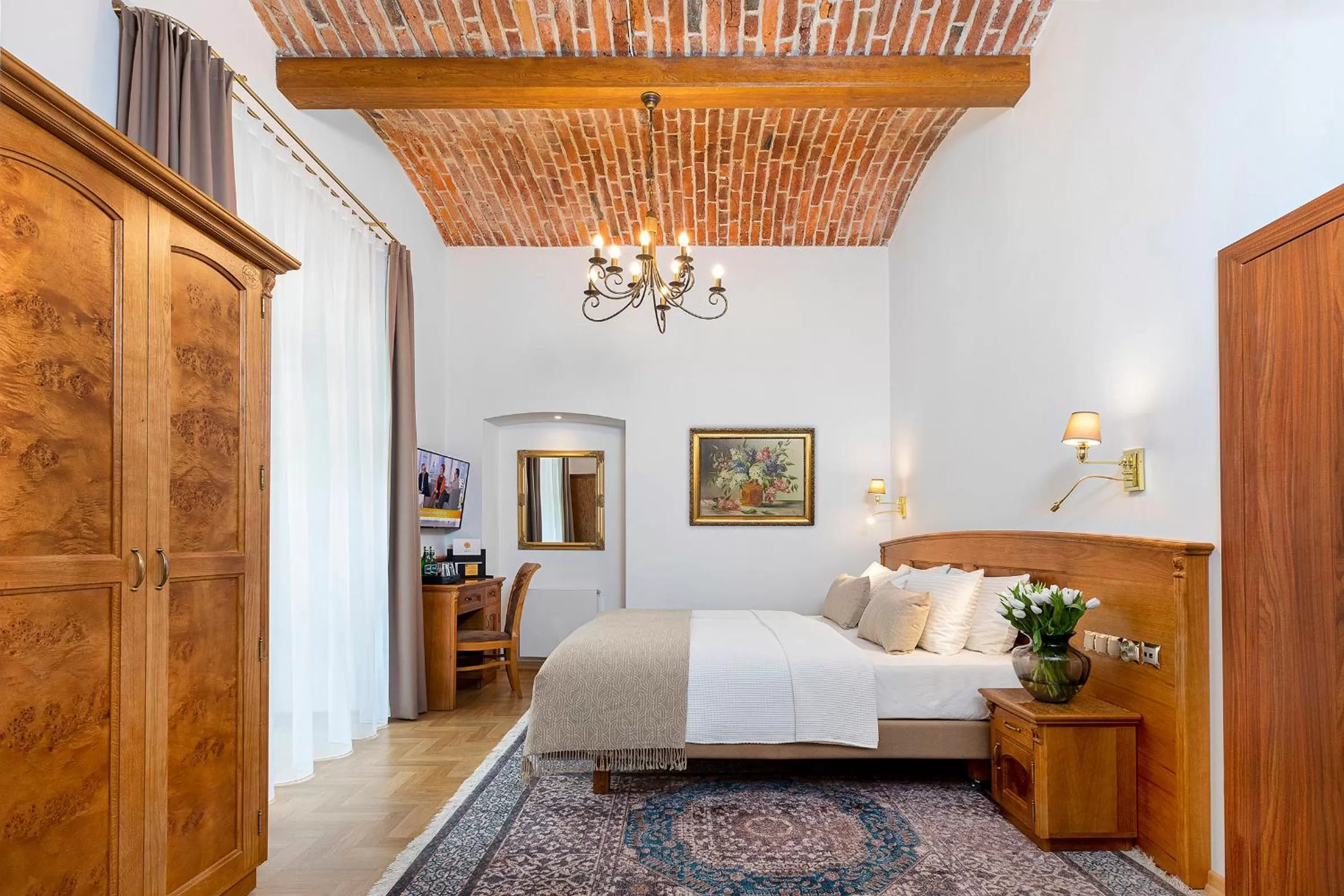 Bed in Ventus Rosa Boutique Aparthotel