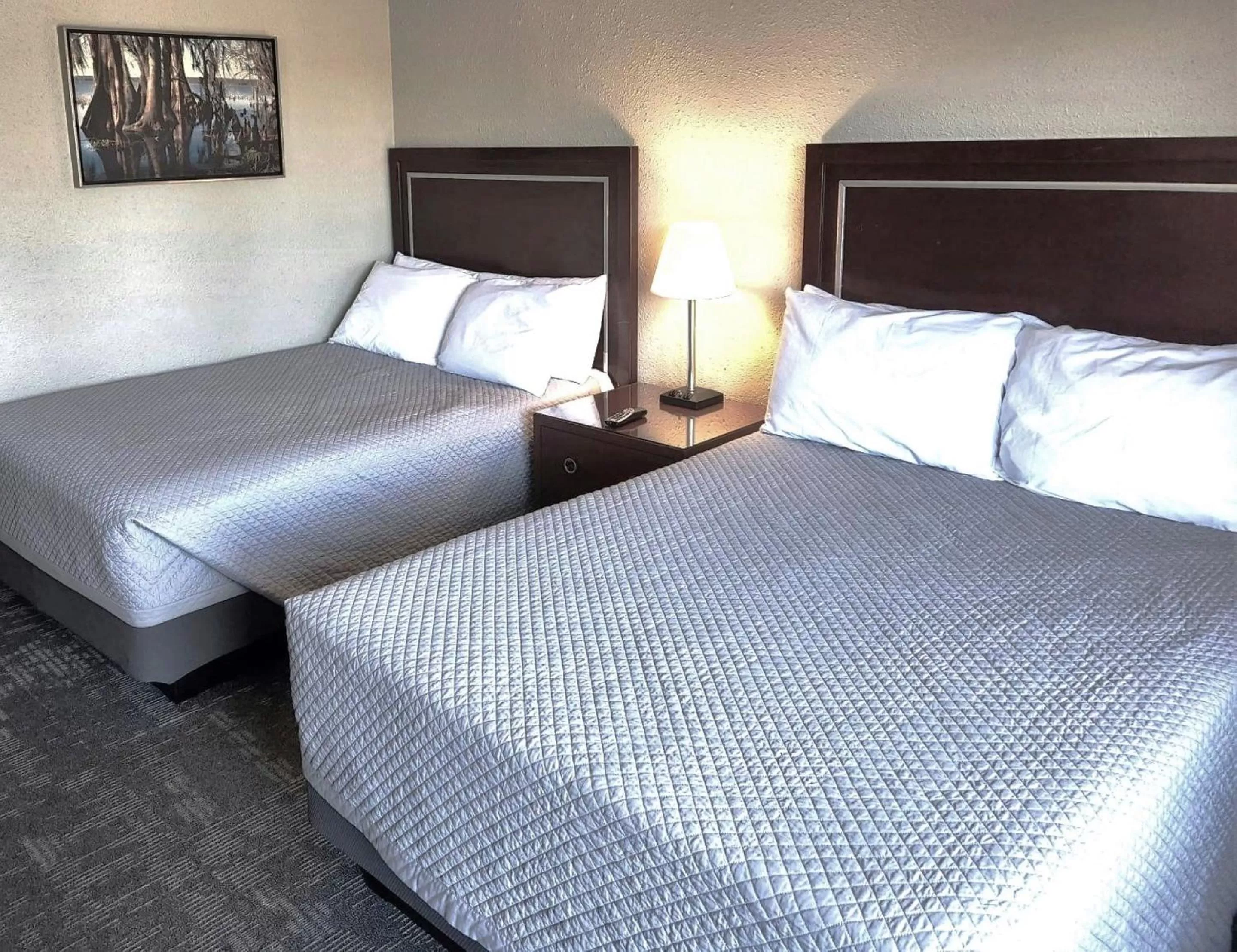 Bed in Queen City Inn