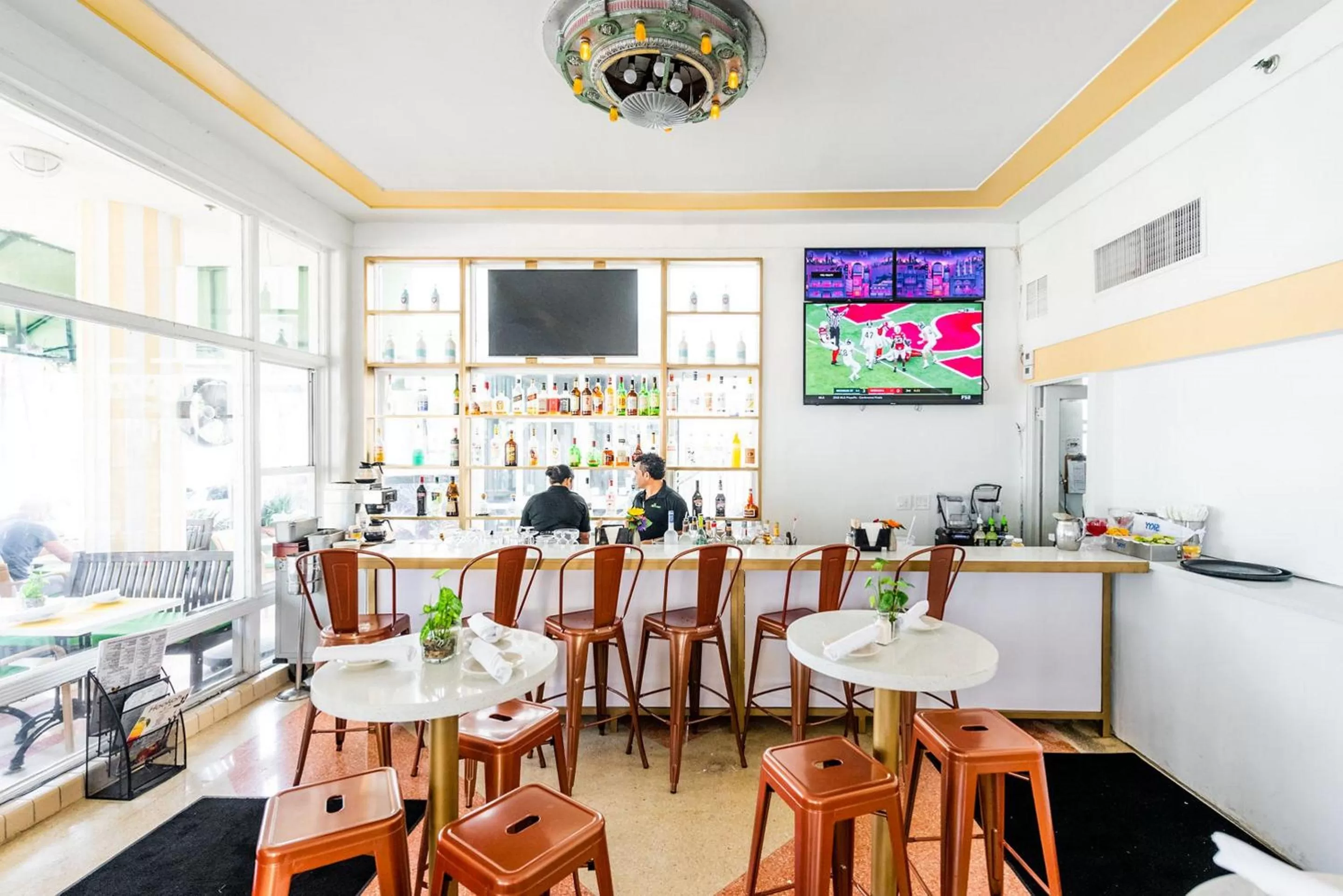 On site in Majestic Hotel South Beach