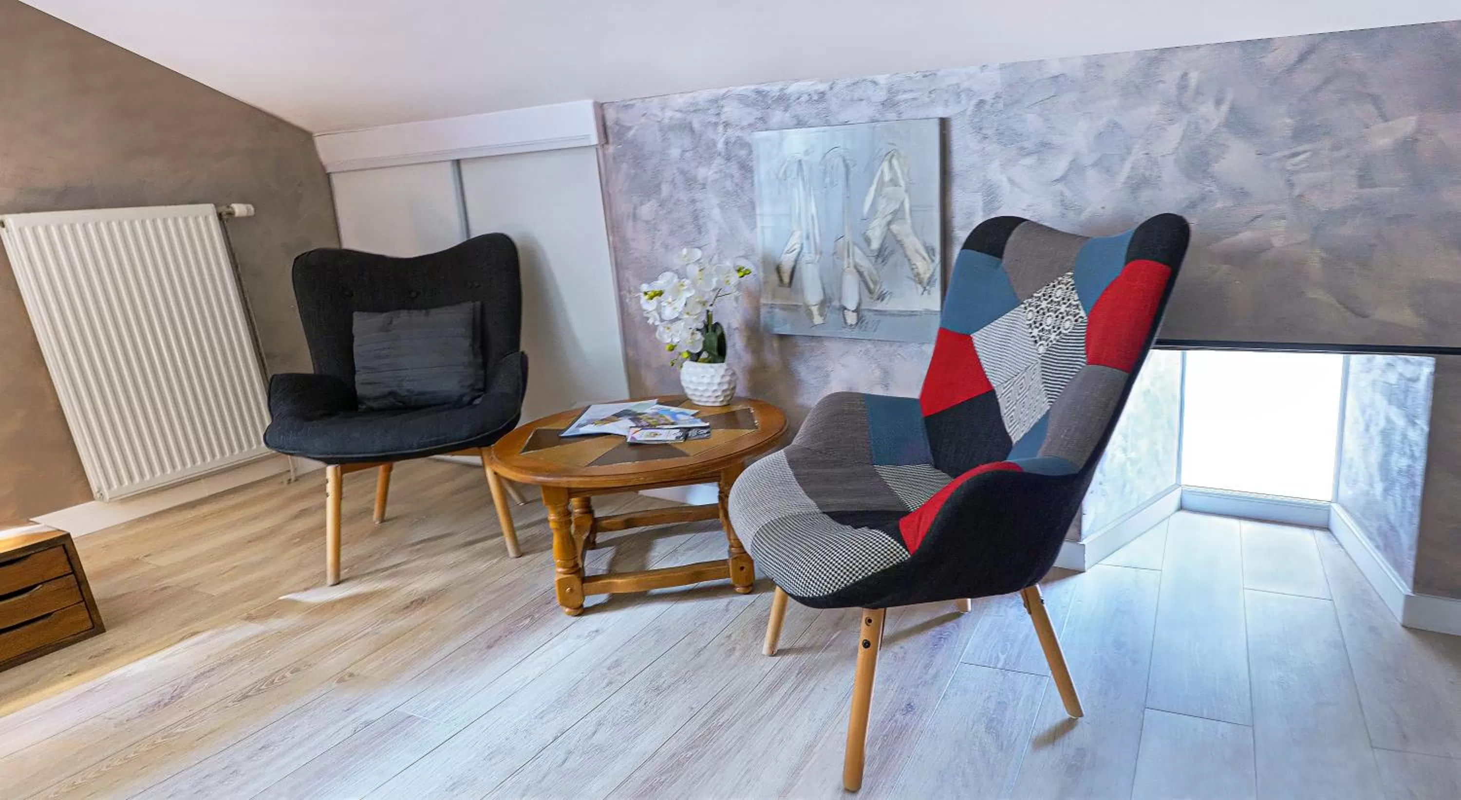 Seating Area in Chambre d'hôte et gîte chez Thomas et John