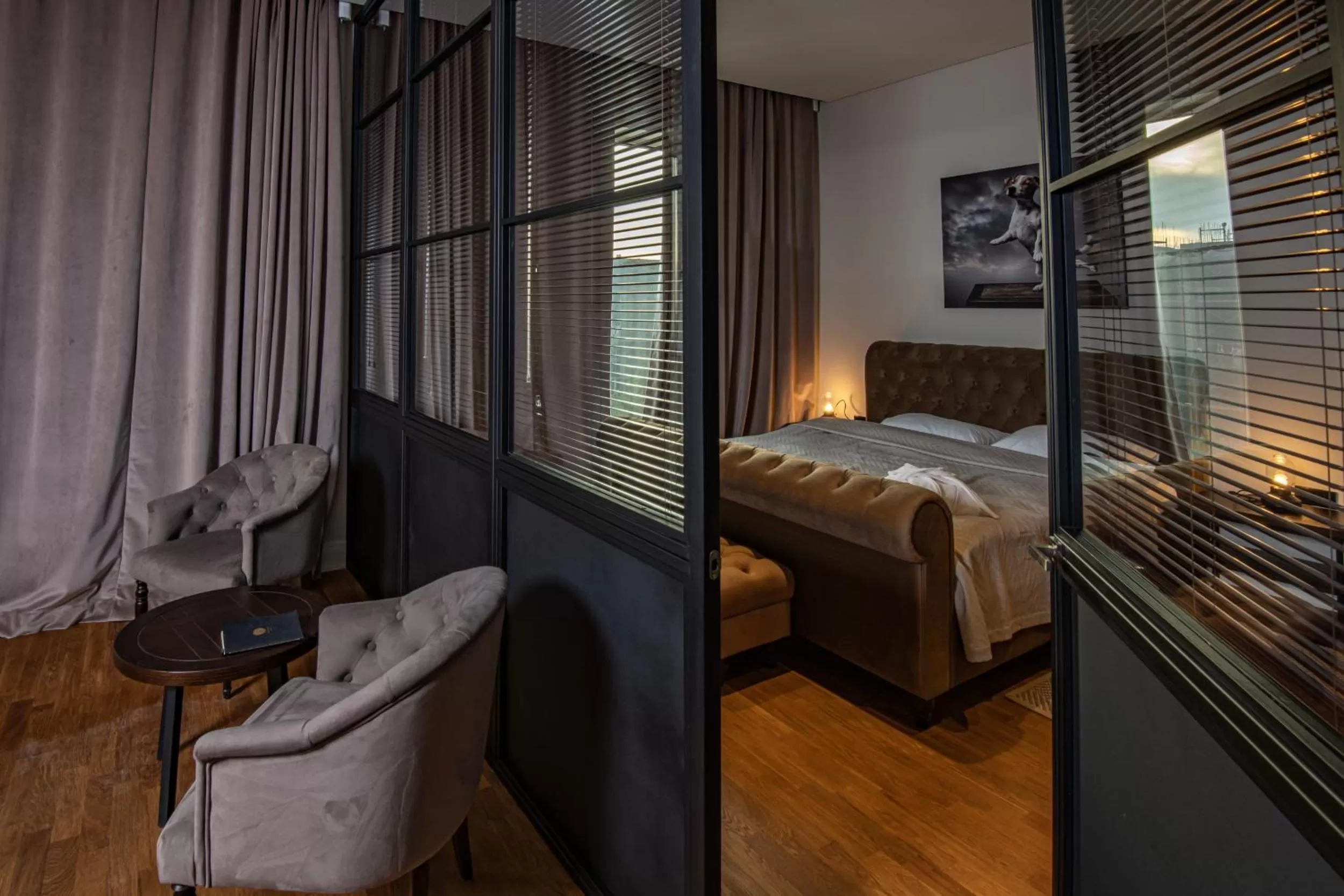 Bed in Warm House Apart Hotel