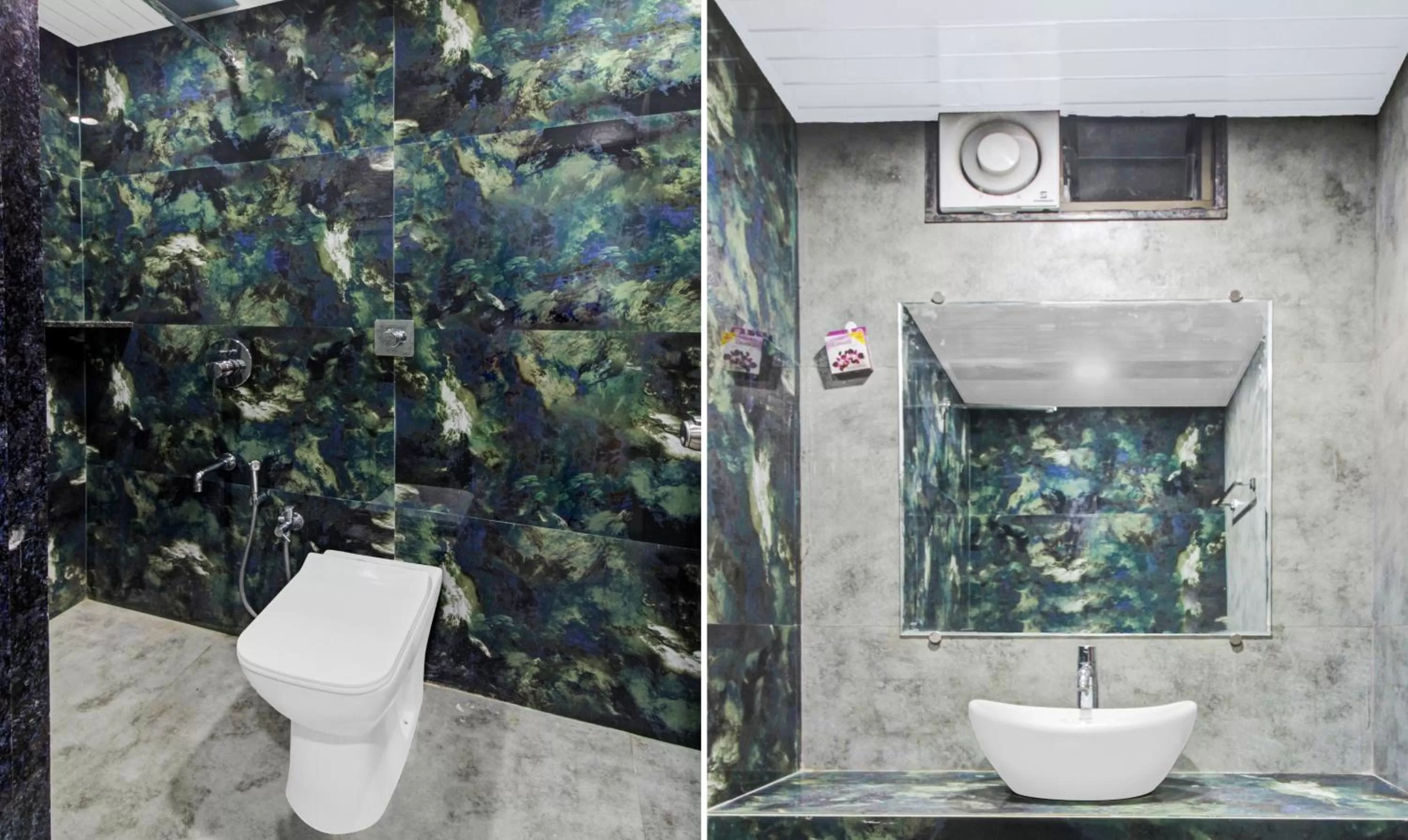 Bathroom in Treebo Hotel Rk Inn, Railway Station