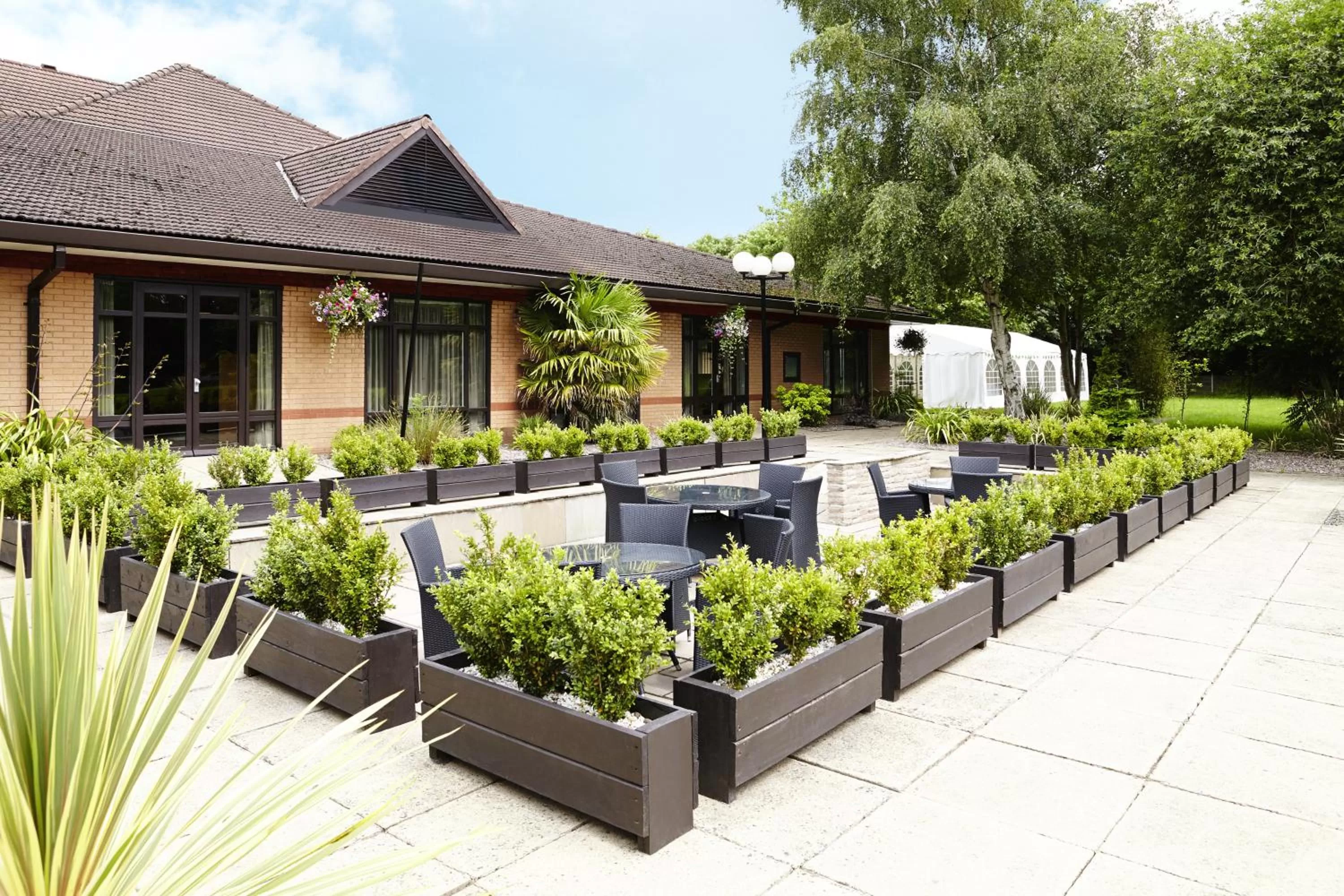 Patio in Novotel Manchester West