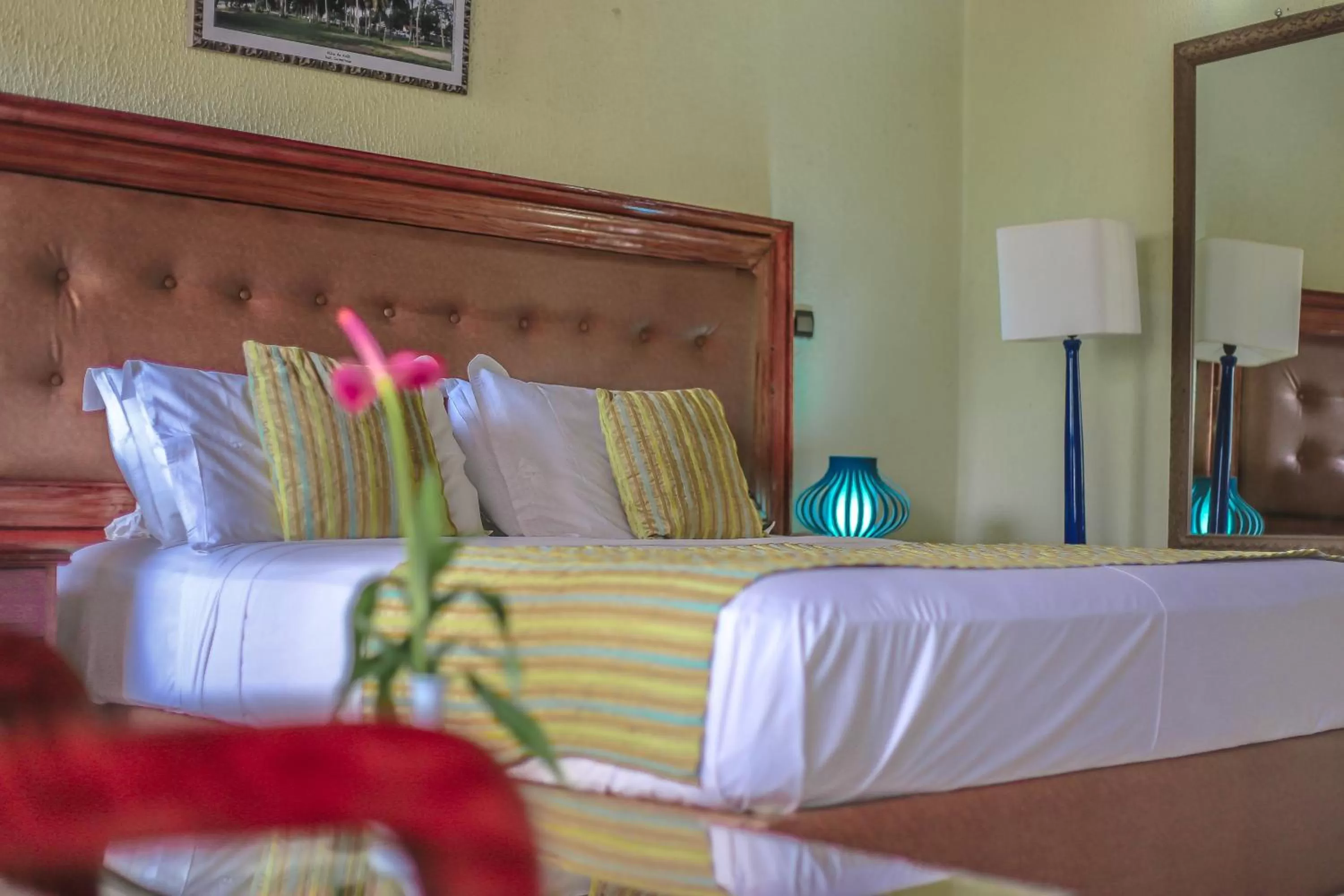 Bed in Fini Hotel Bobende