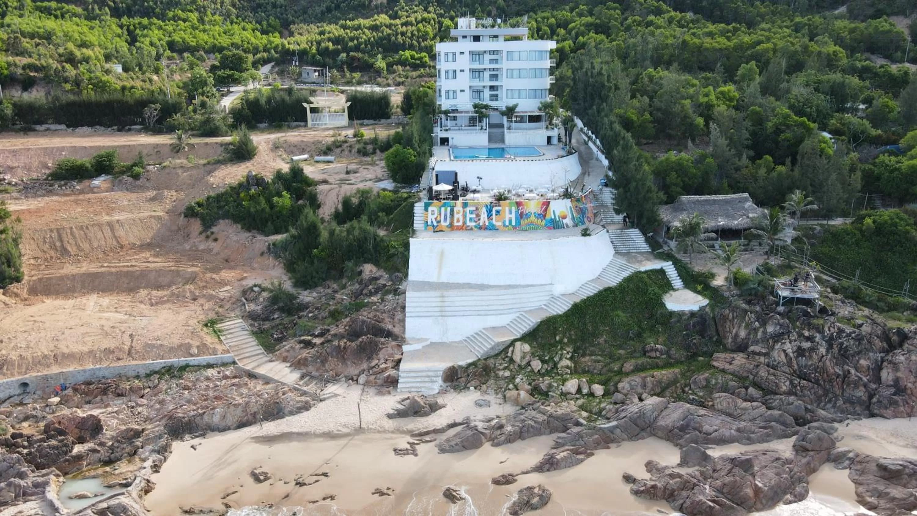 Property building, Bird's-eye View in RUBEACH HOTEL & REROST