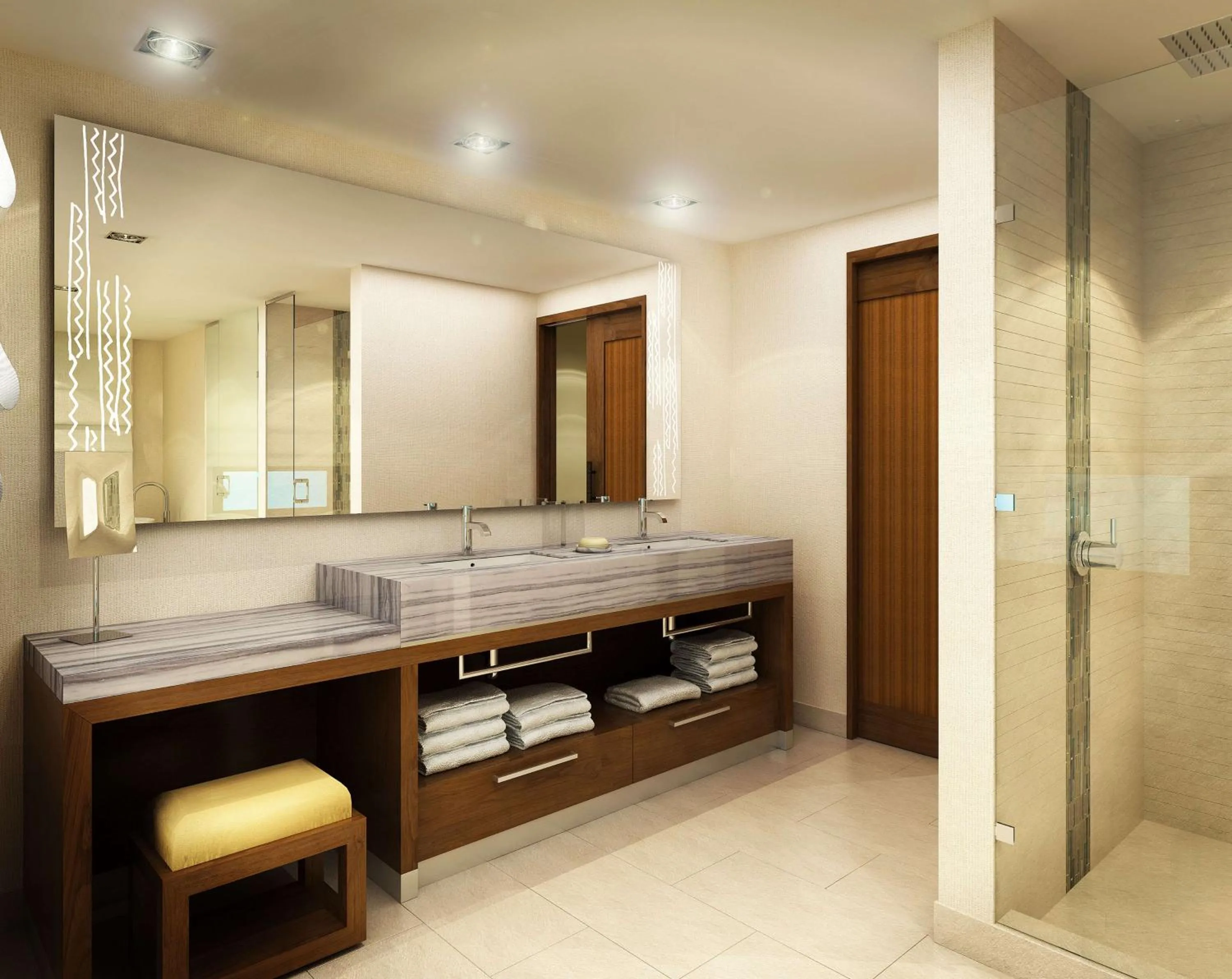 Bathroom in Hilton Grand Vacation Club The Grand Islander Waikiki Honolulu