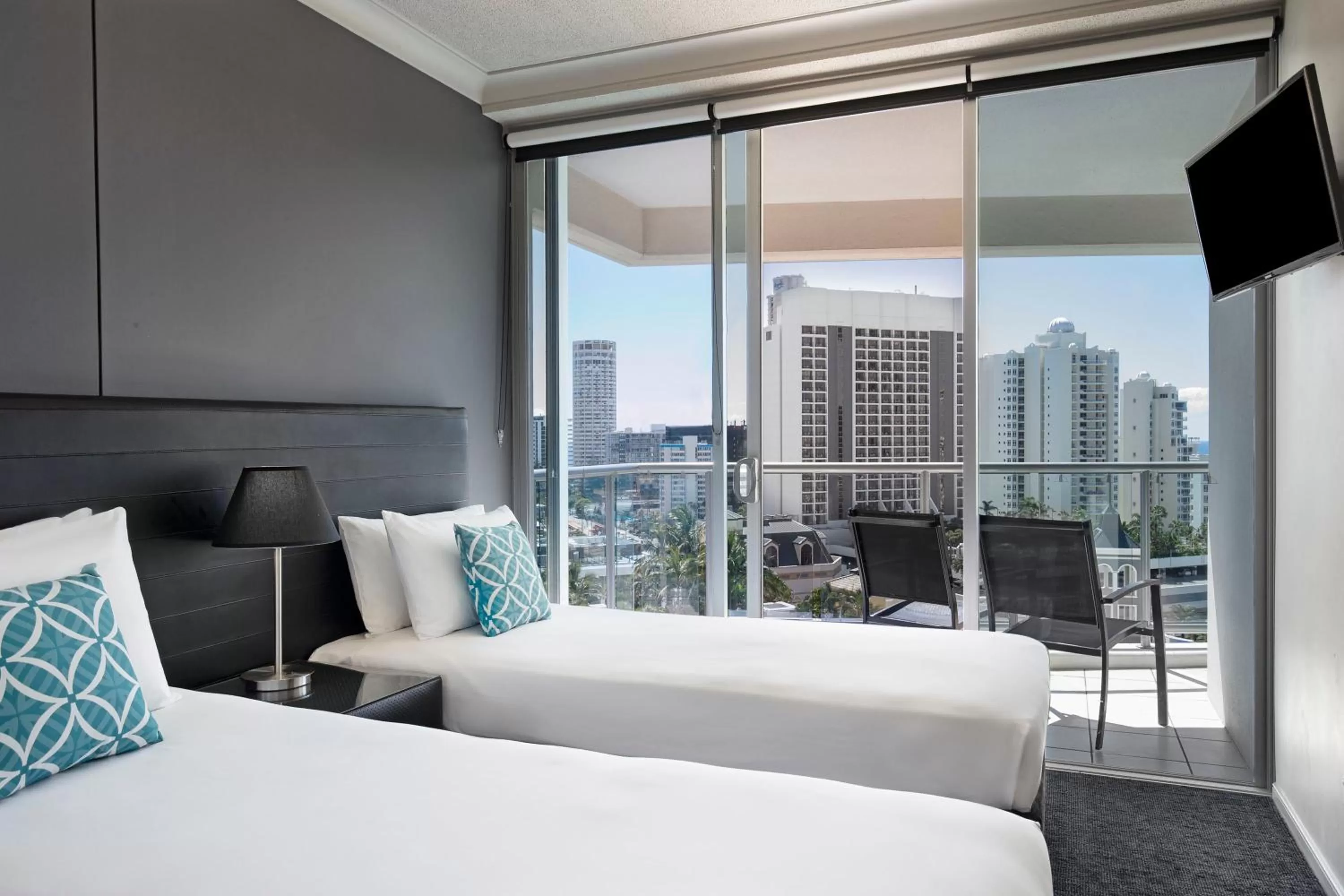 Bedroom, Bed in Mantra Towers of Chevron