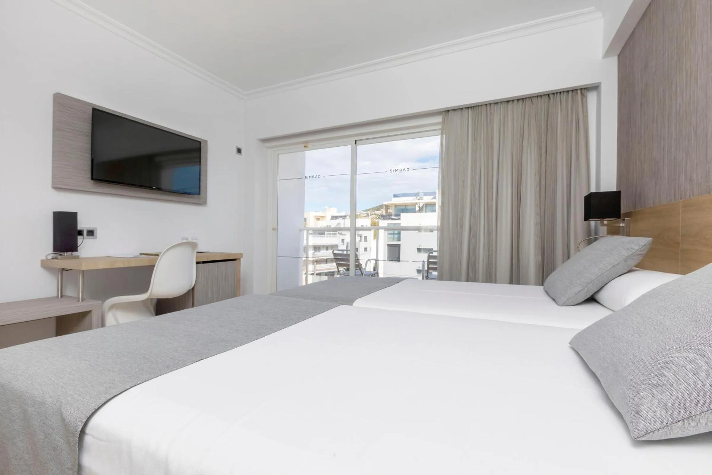 Bed in Hotel Simbad Ibiza