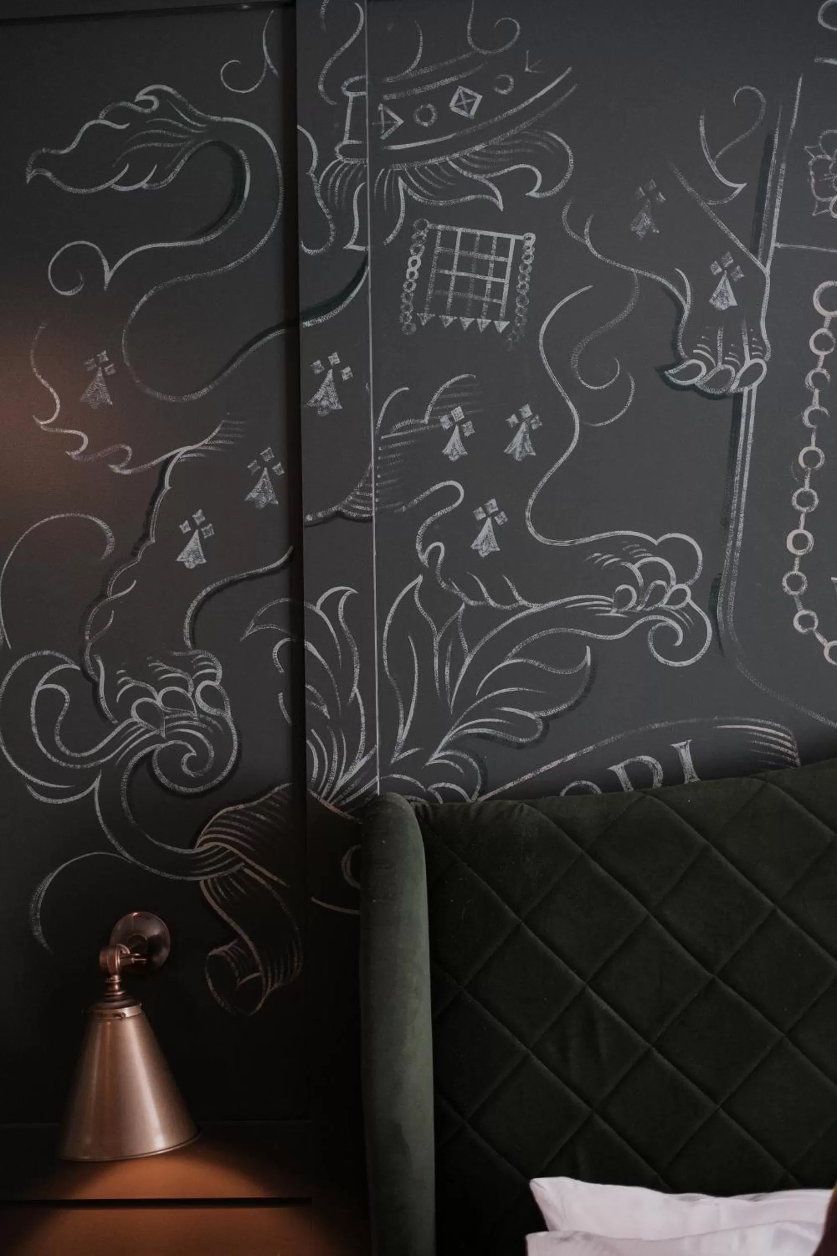 Decorative detail in The Sanctuary House Hotel