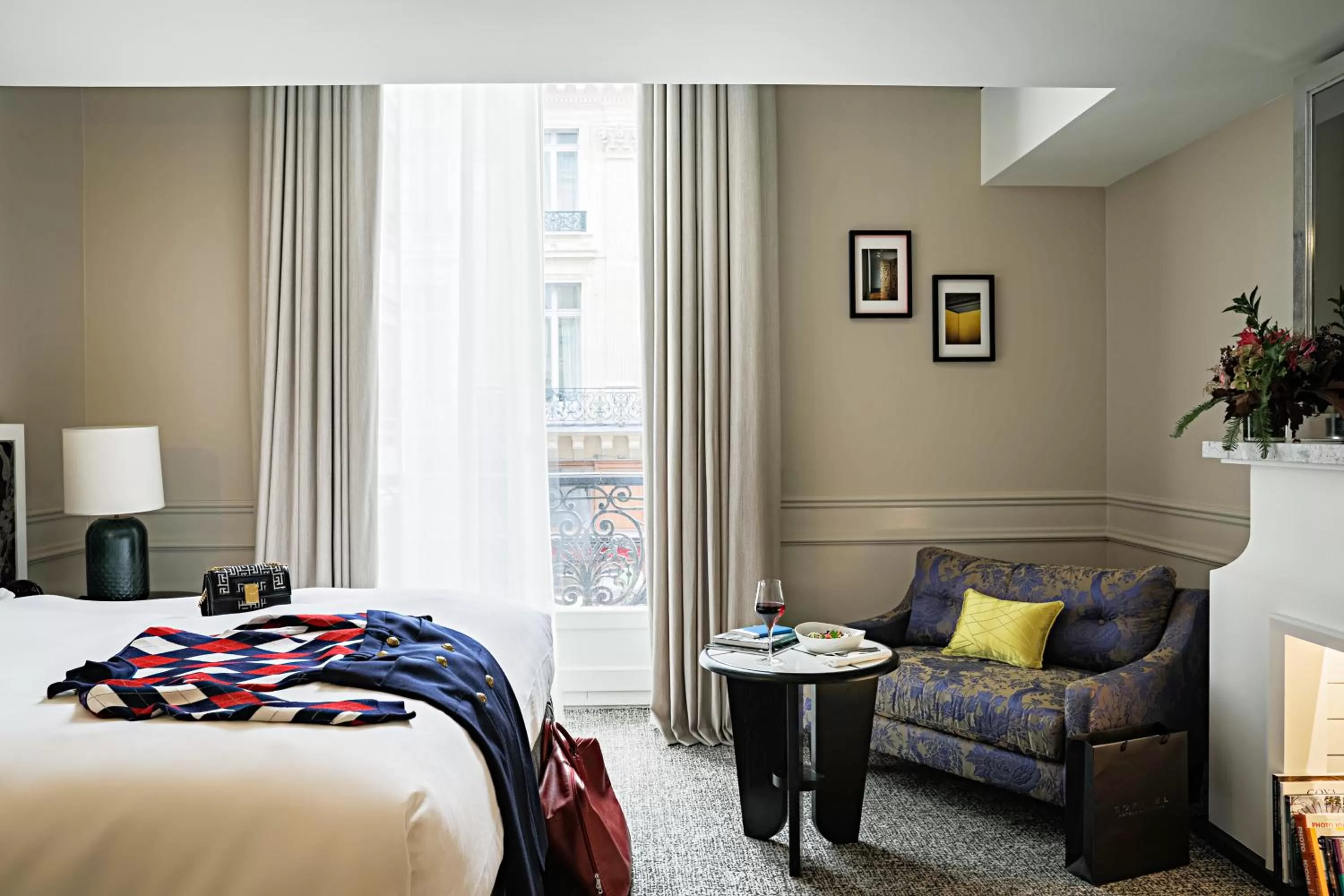 Photo of the whole room, Bed in Sofitel Le Scribe Paris Opera