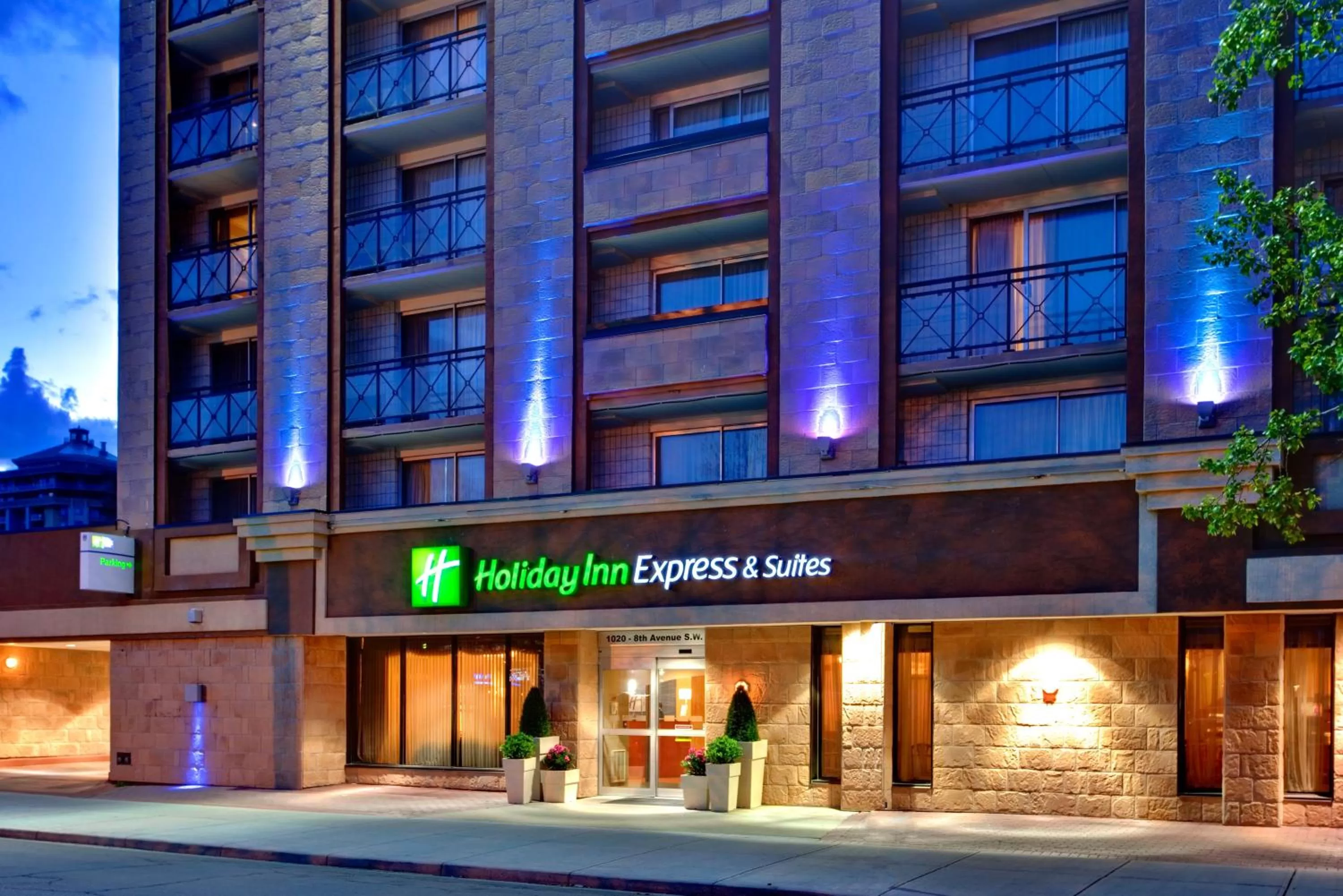 Property building in Holiday Inn Express and Suites Calgary by IHG