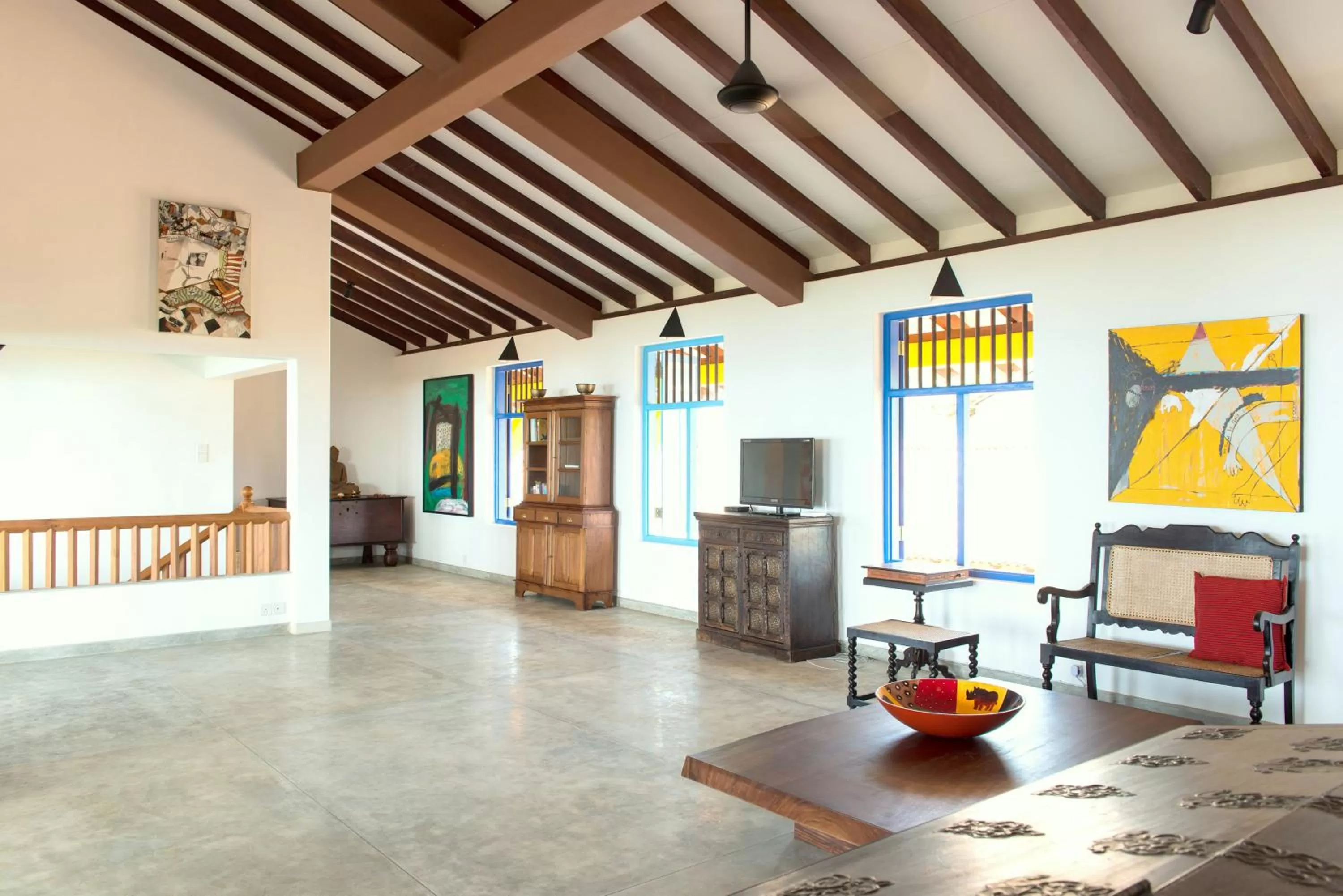 Decorative detail in Villa Atulya at Ocean's edge