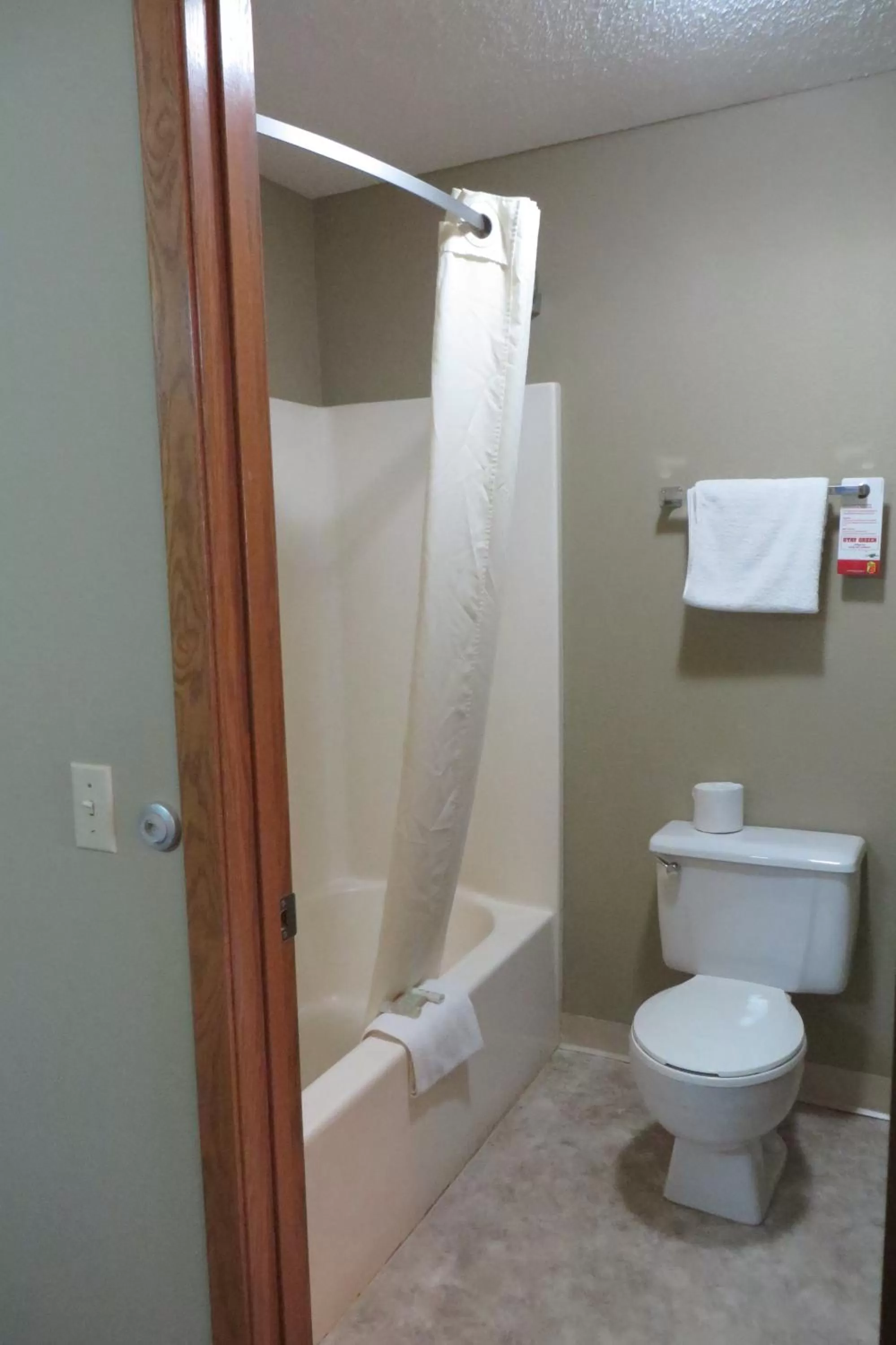 Bathroom in Super 8 by Wyndham Macomb