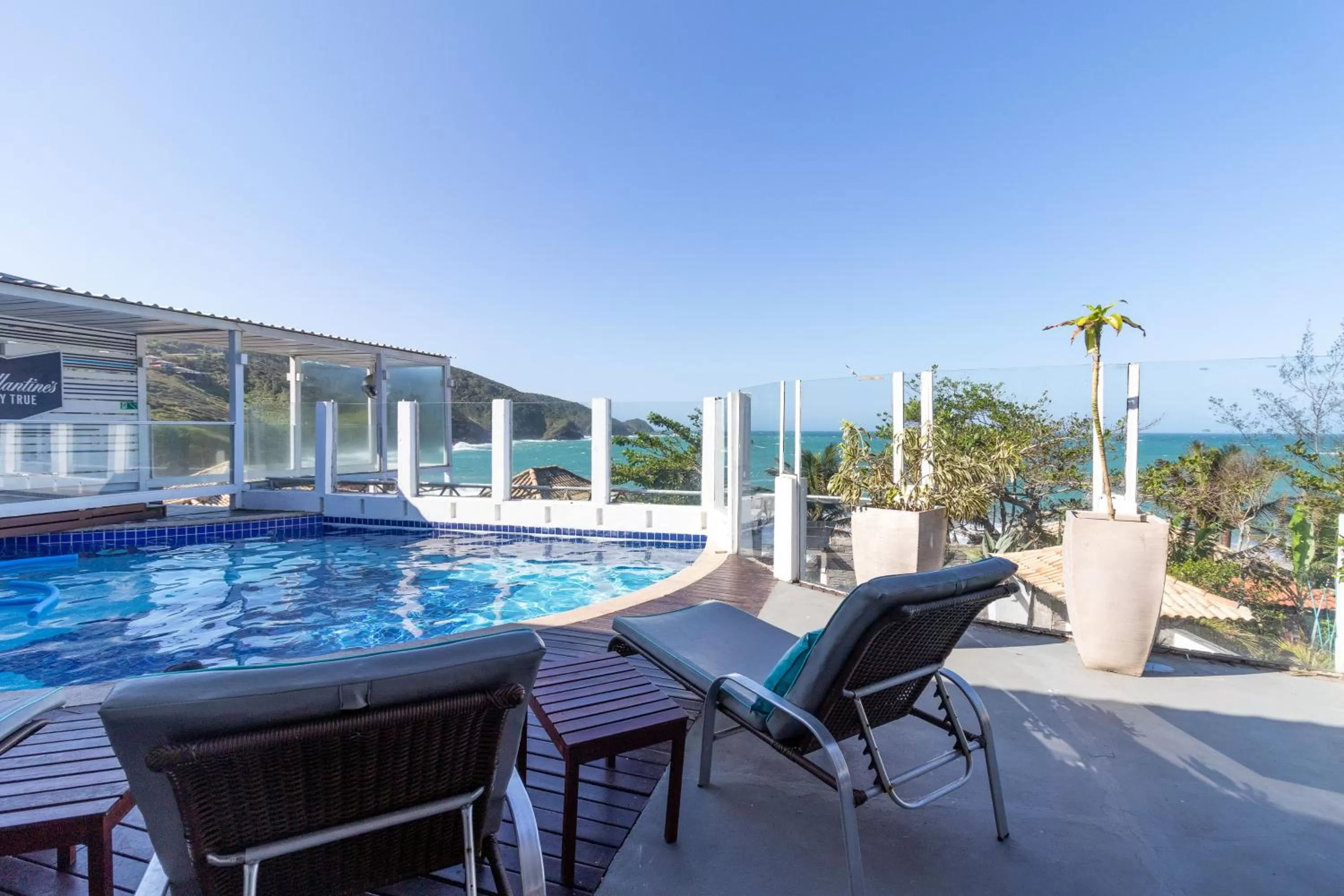 Pool view in Hotel Pousada Brava Club