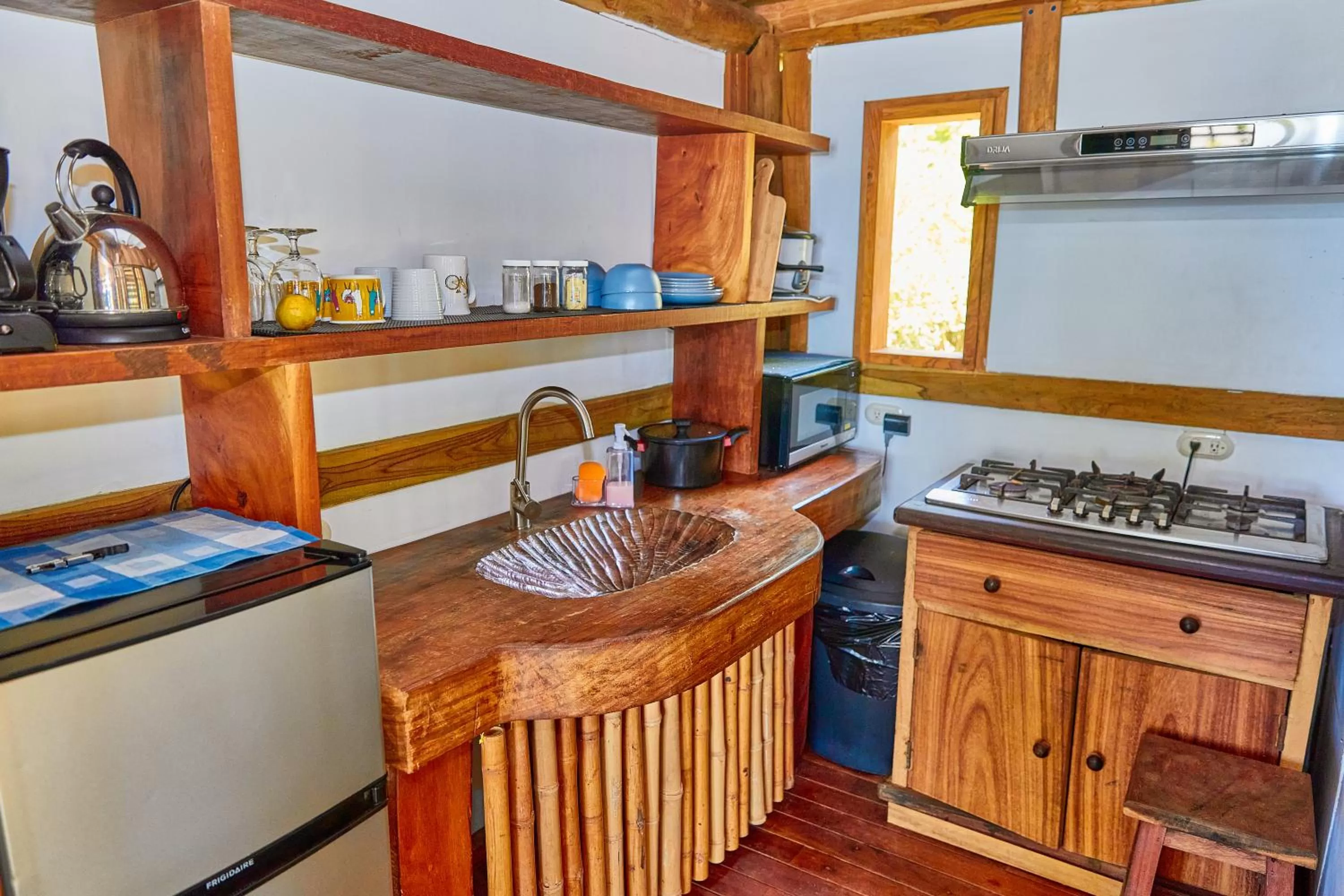 stove in Hotel Posada Los Destiladeros