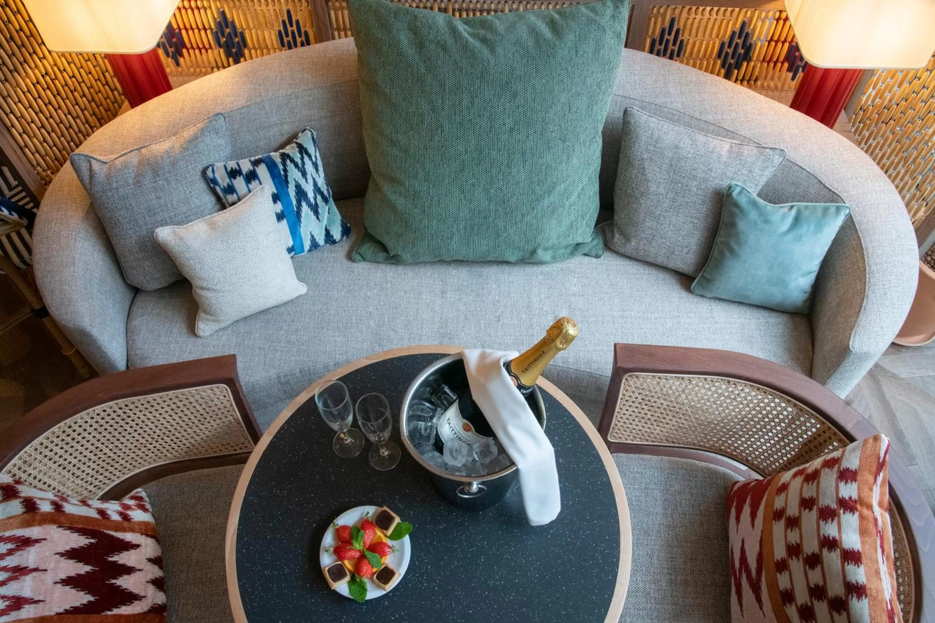 Patio in Novotel Suites Nice Airport