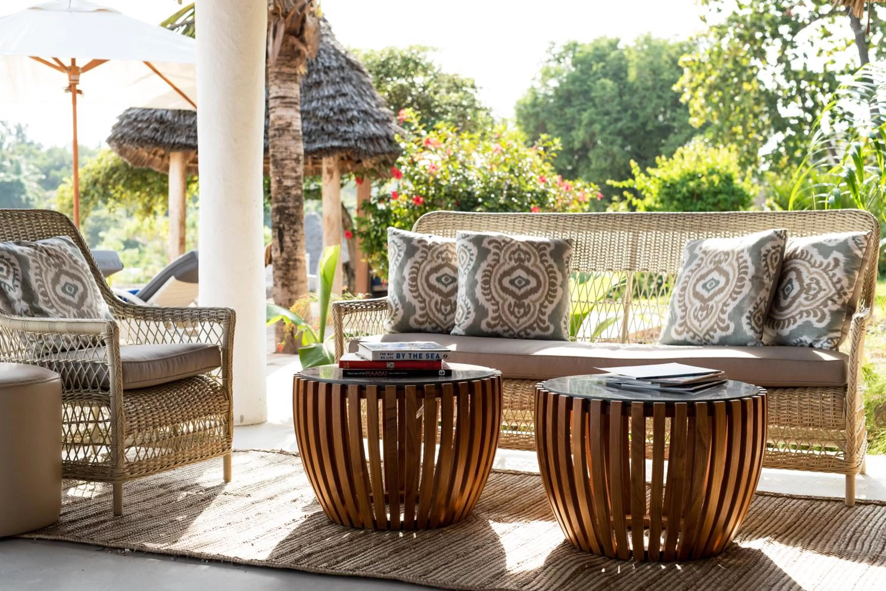 Balcony/Terrace in Chuini Zanzibar Lodge by NEWMARK