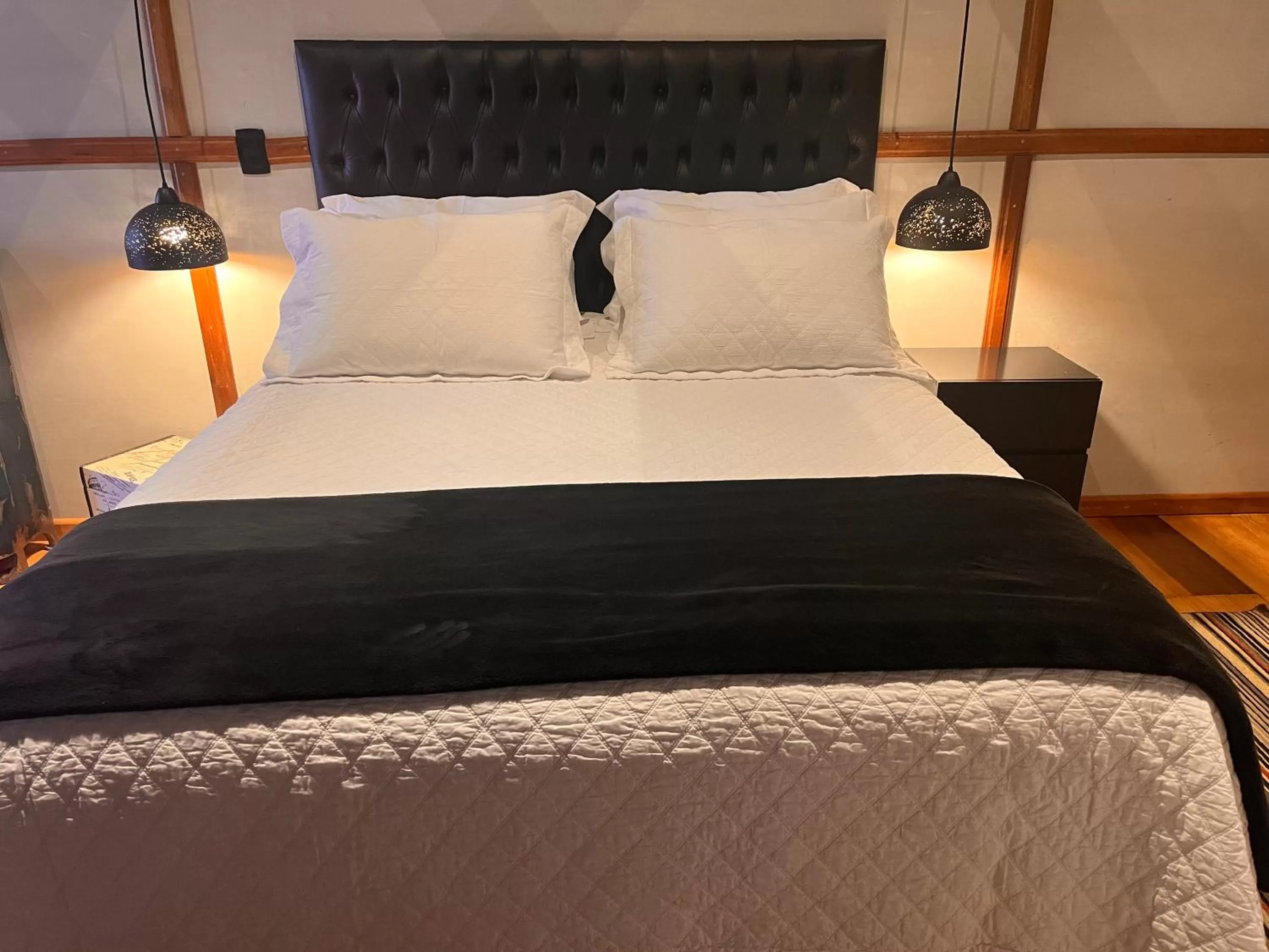 Bed in Pousada Dona Bendita