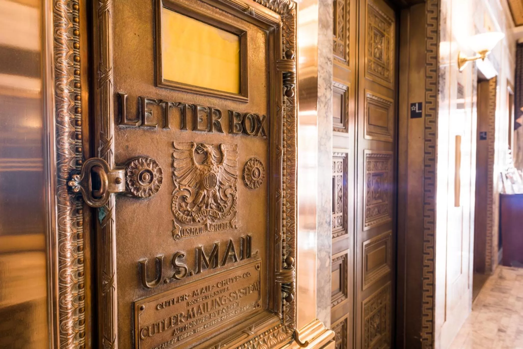 Decorative detail in Gaslamp Plaza Suites