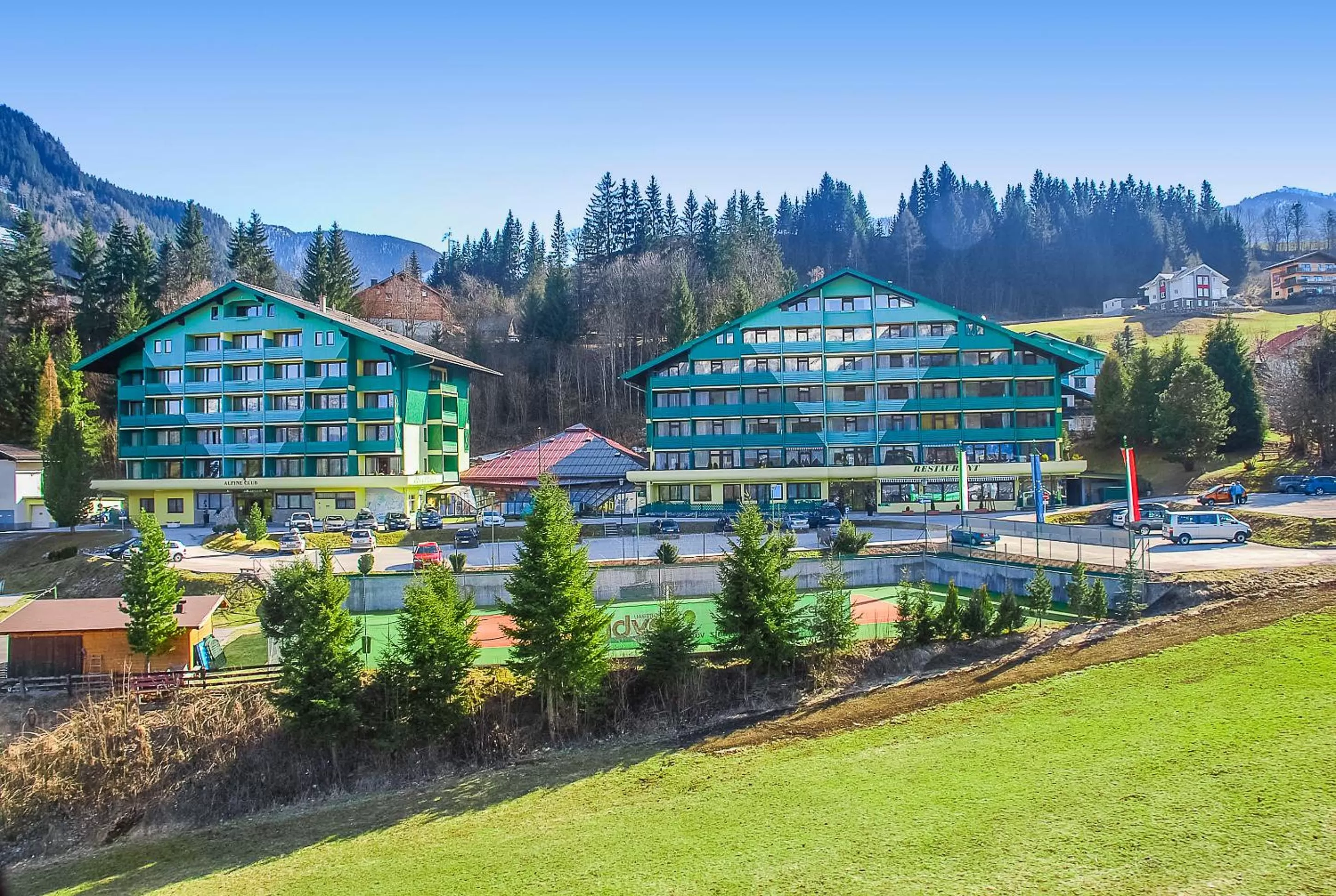 Property building in Alpine Club Resort
