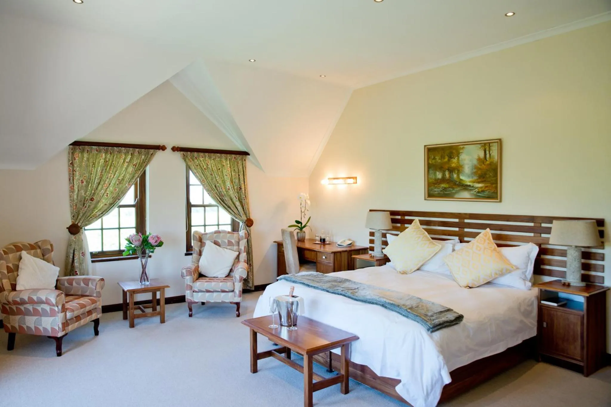 Bed in Cana Vineyard Guesthouse