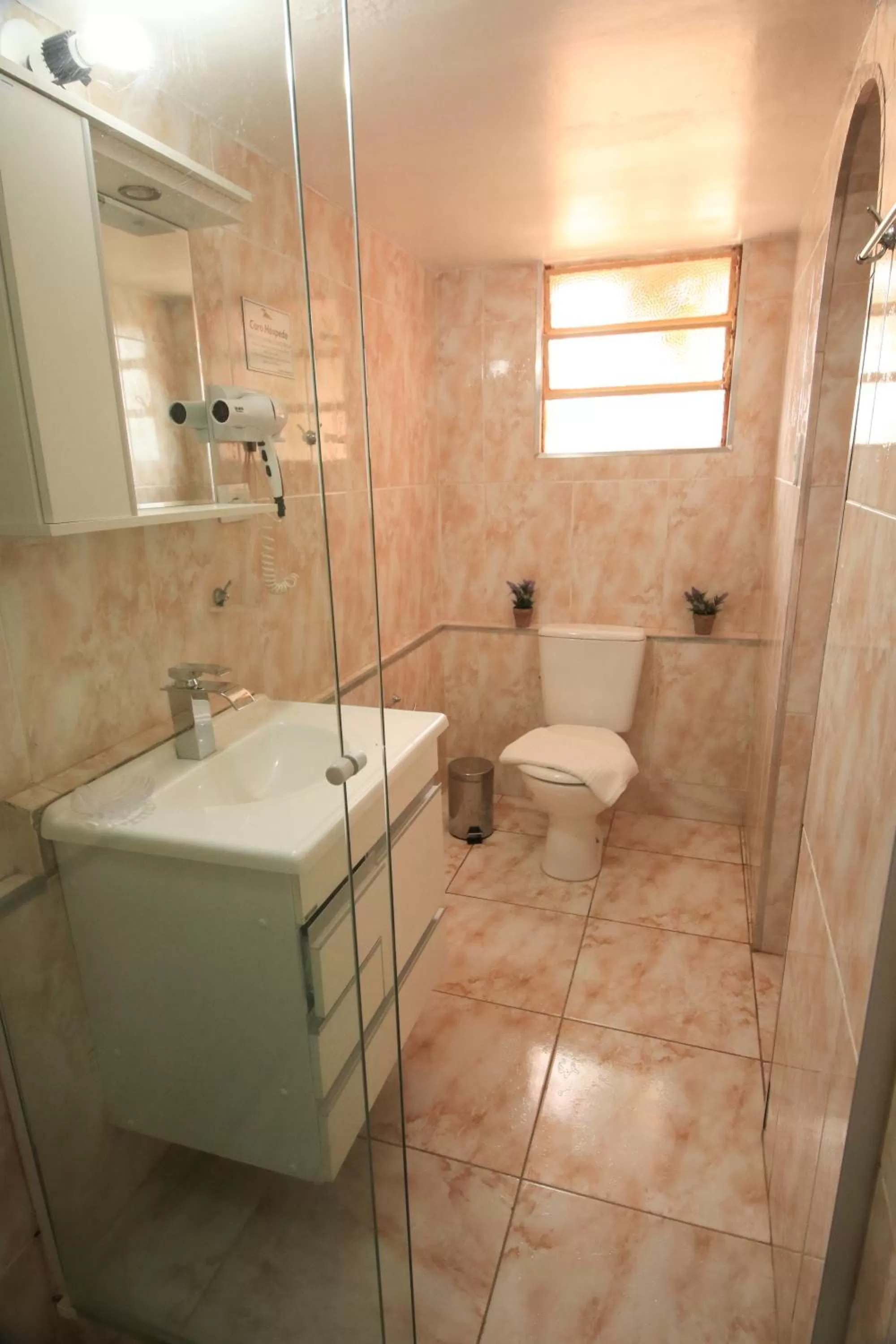 Bathroom in Pousada Curumi