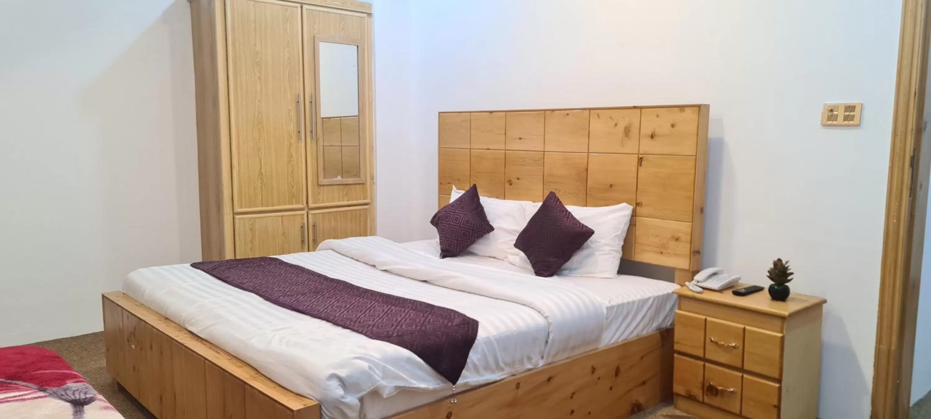 Bedroom in Indus Lodges Gilgit