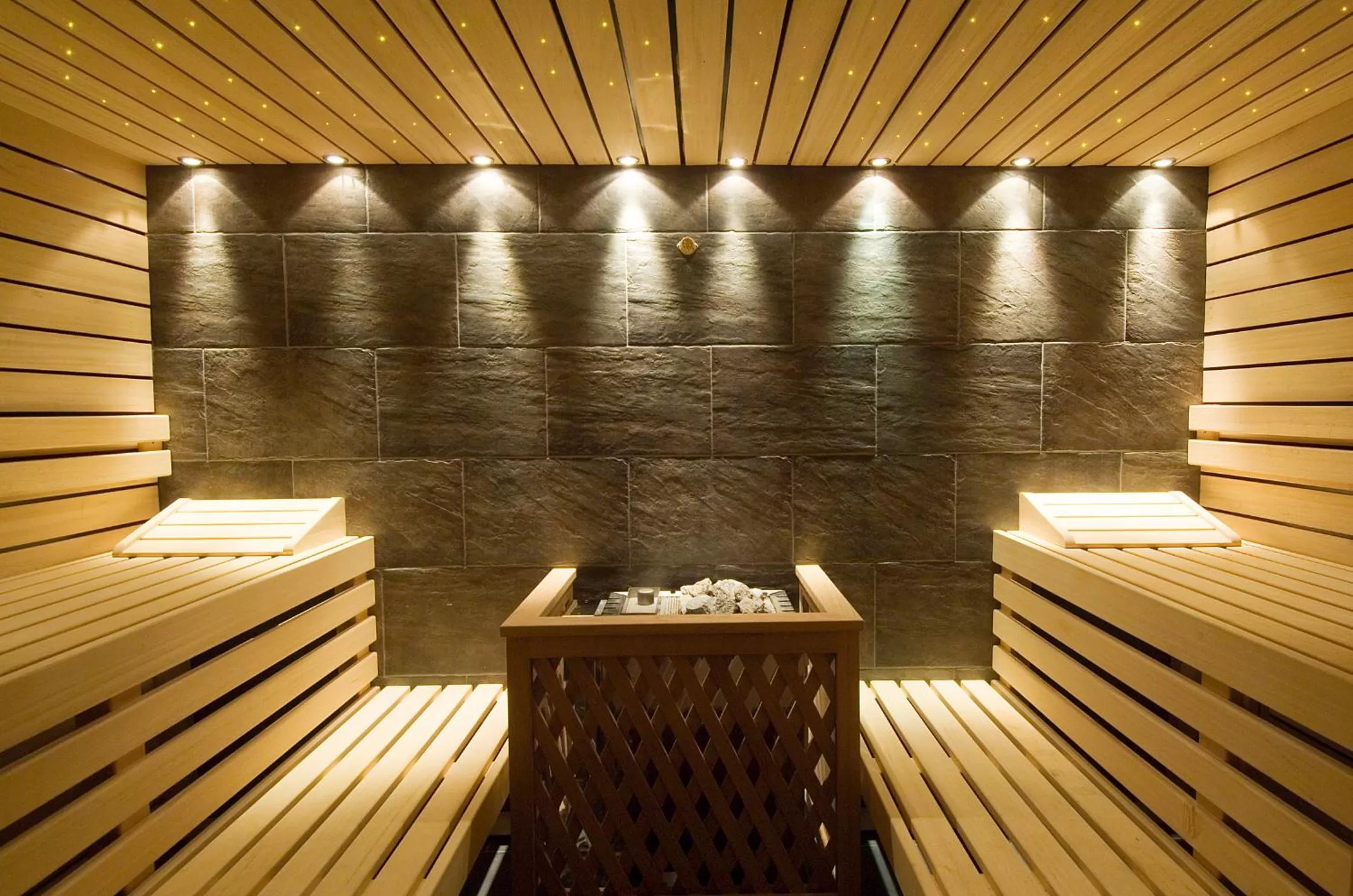 Sauna in Suitenhotel Parco Paradiso