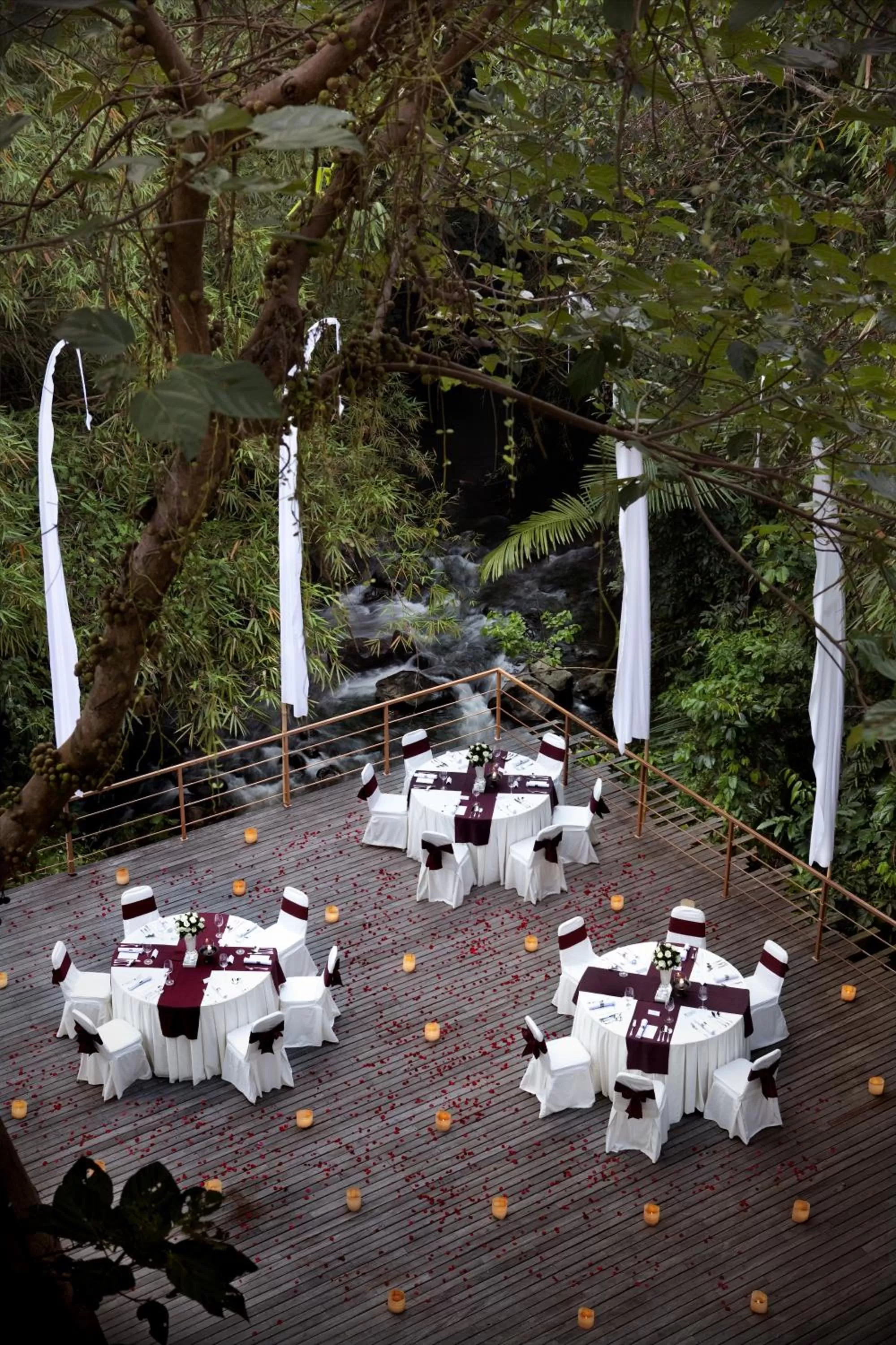 Dining area in Komaneka at Bisma Ubud