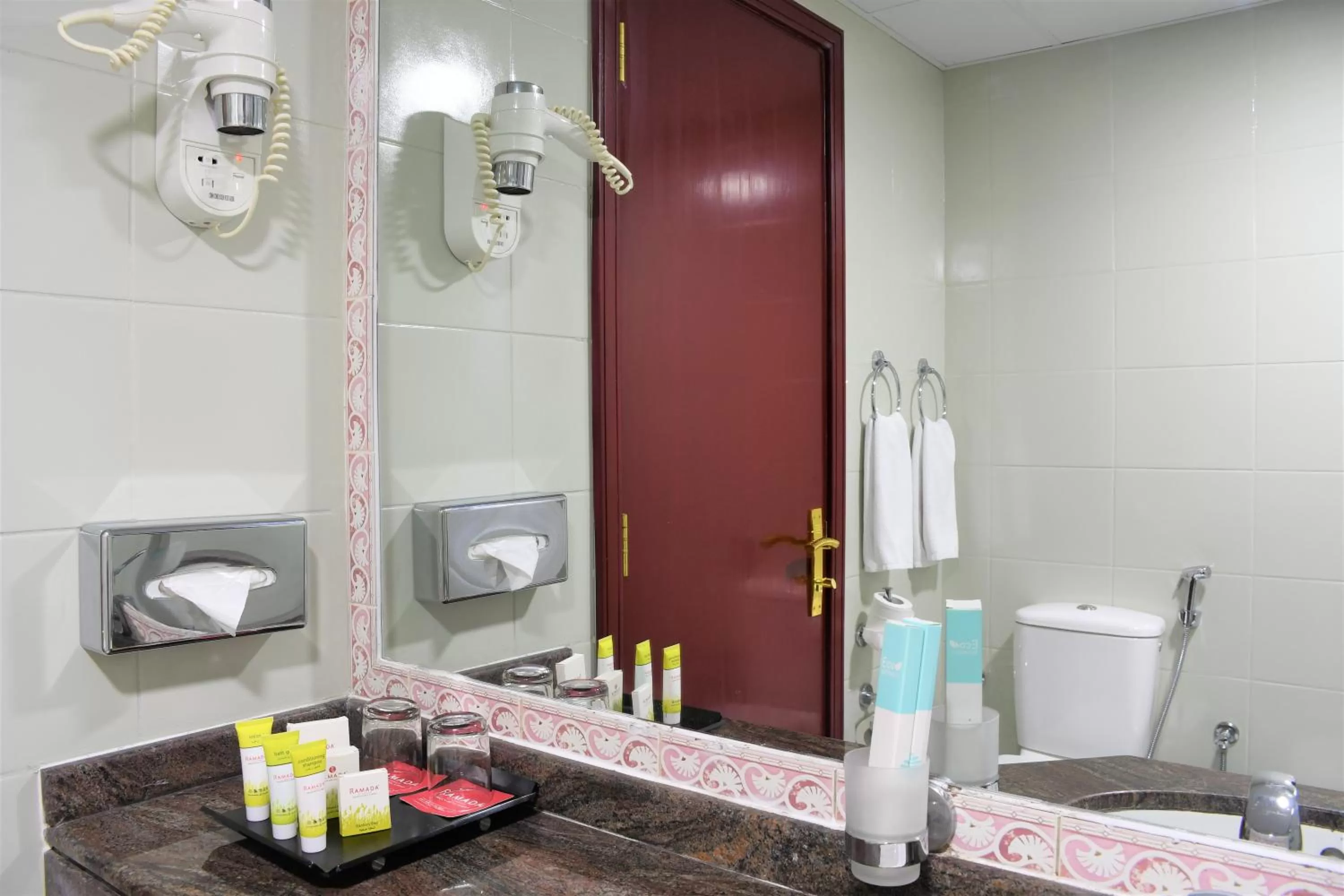 Shower in Ramada by Wyndham Beach Hotel Ajman