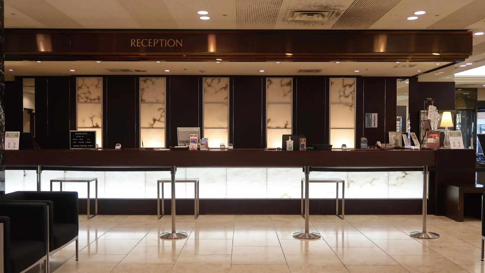 Lobby or reception in Koriyama View Hotel Annex