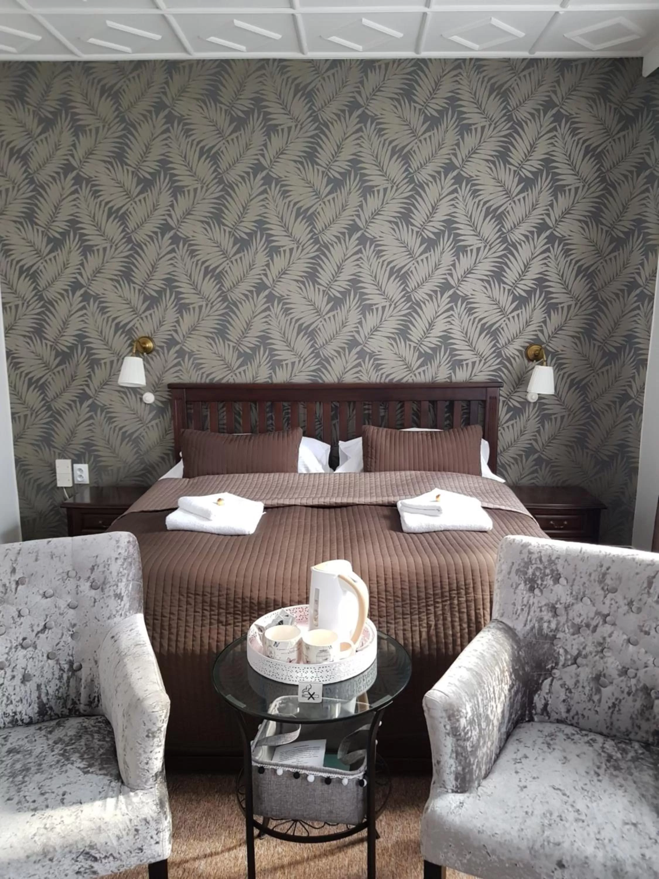 Bed in Hotel Amadeus