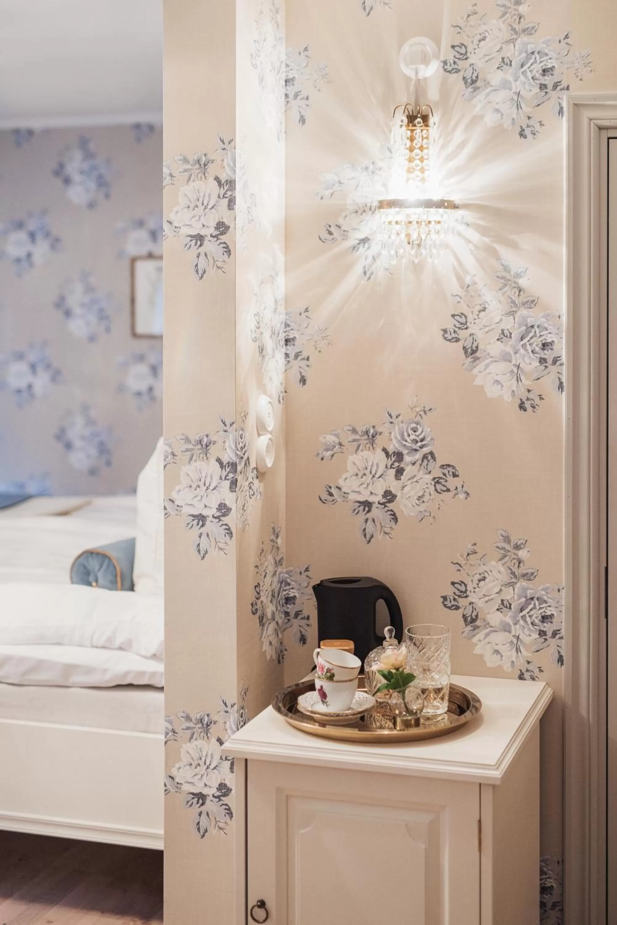 Bed in Hilma Winblads Bed & Breakfast