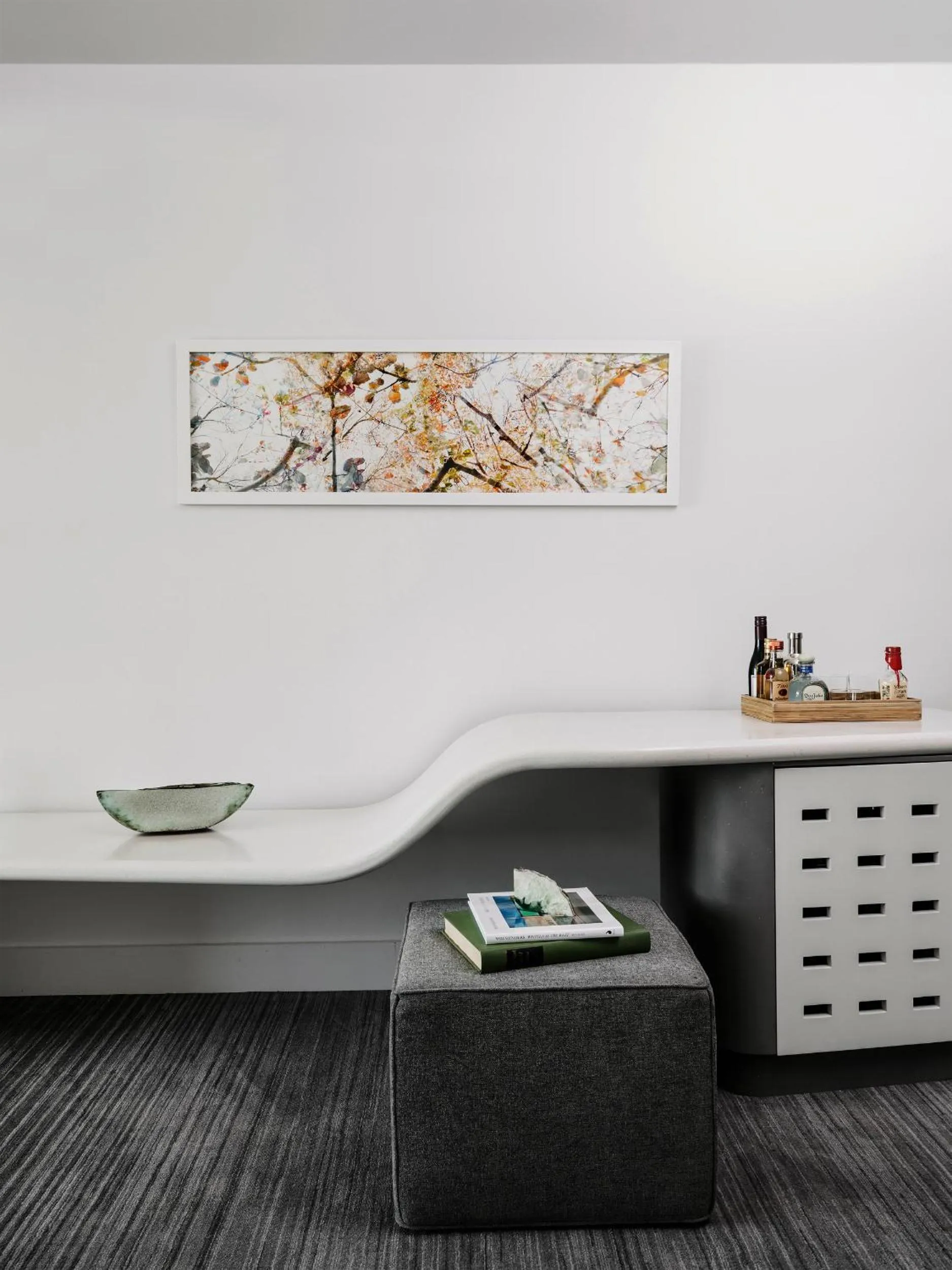 Living room in The LINE Austin