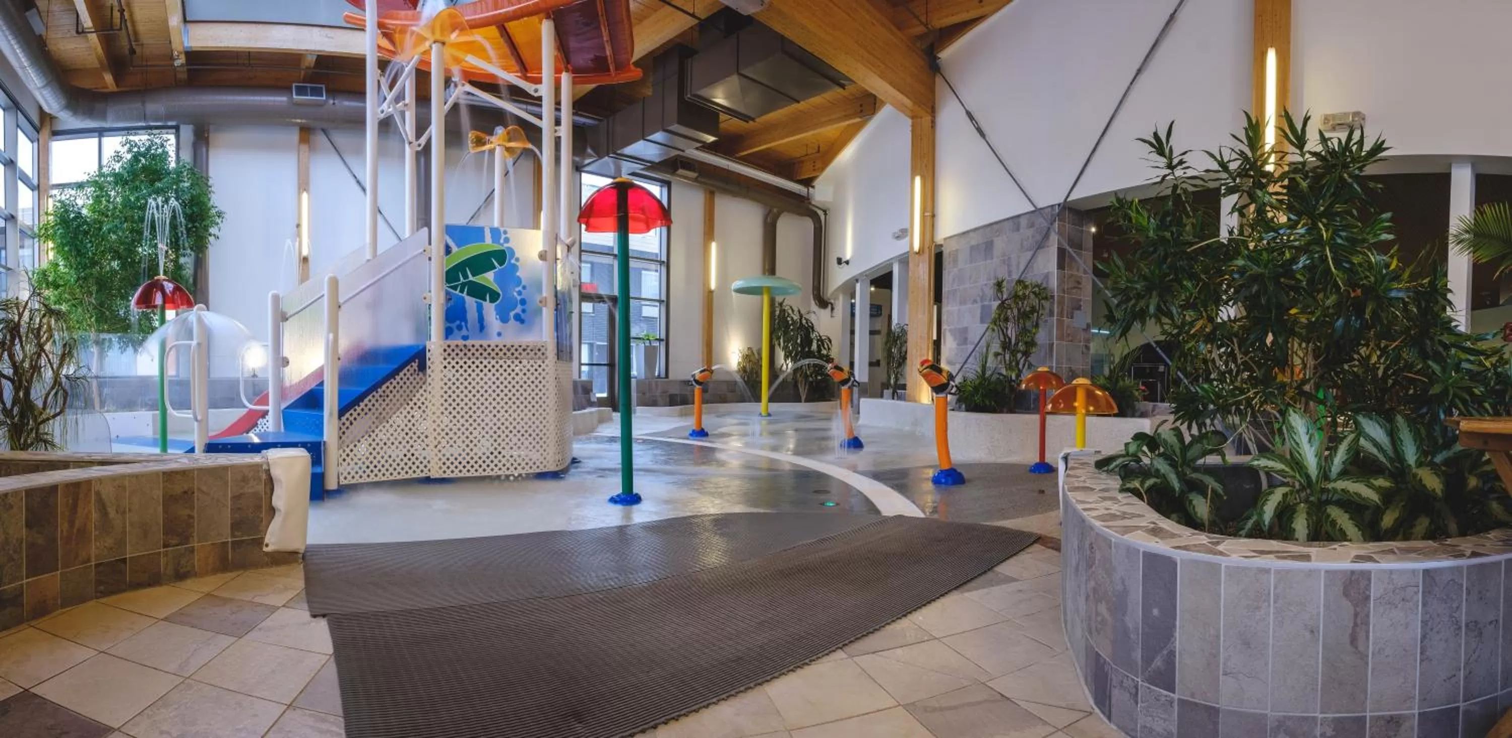 Children play ground in Hotel Le Montagnais