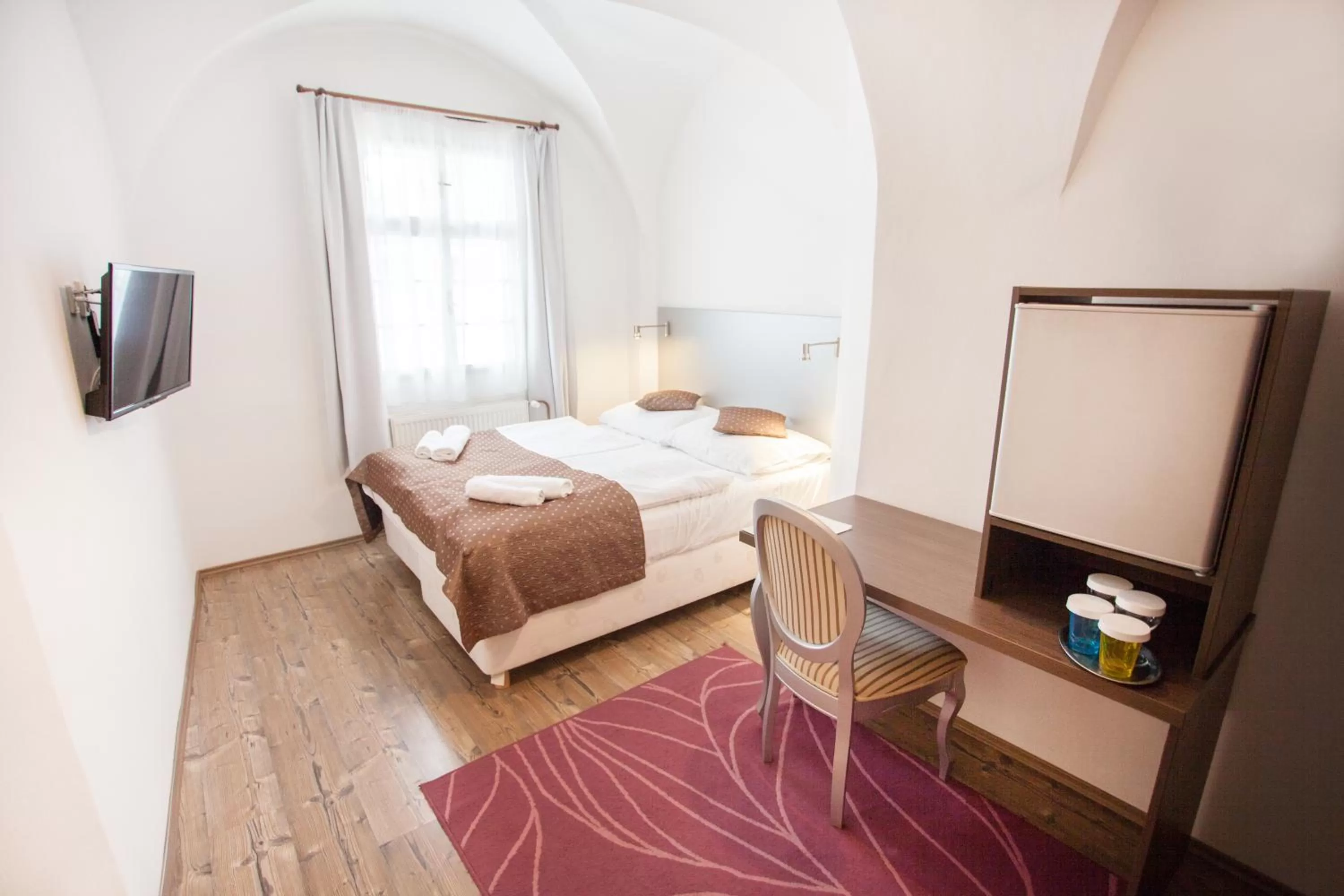 Bed in Hotel U Tří hrušek suites & apartments