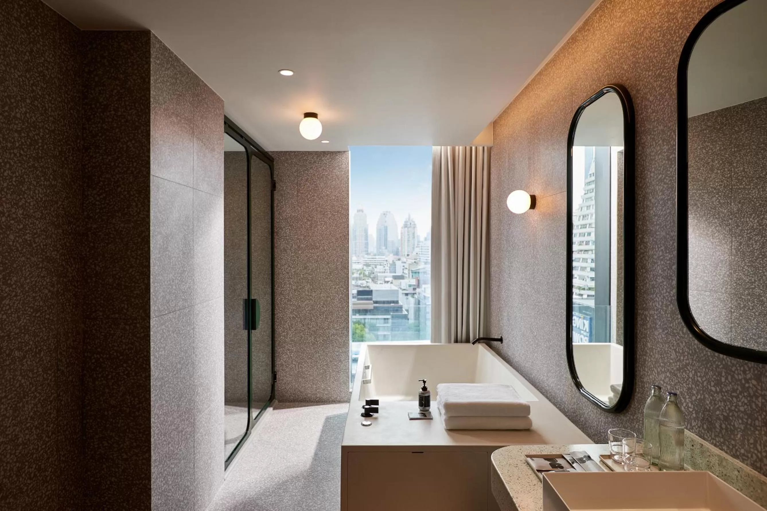Bathroom in The Standard, Bangkok Mahanakhon